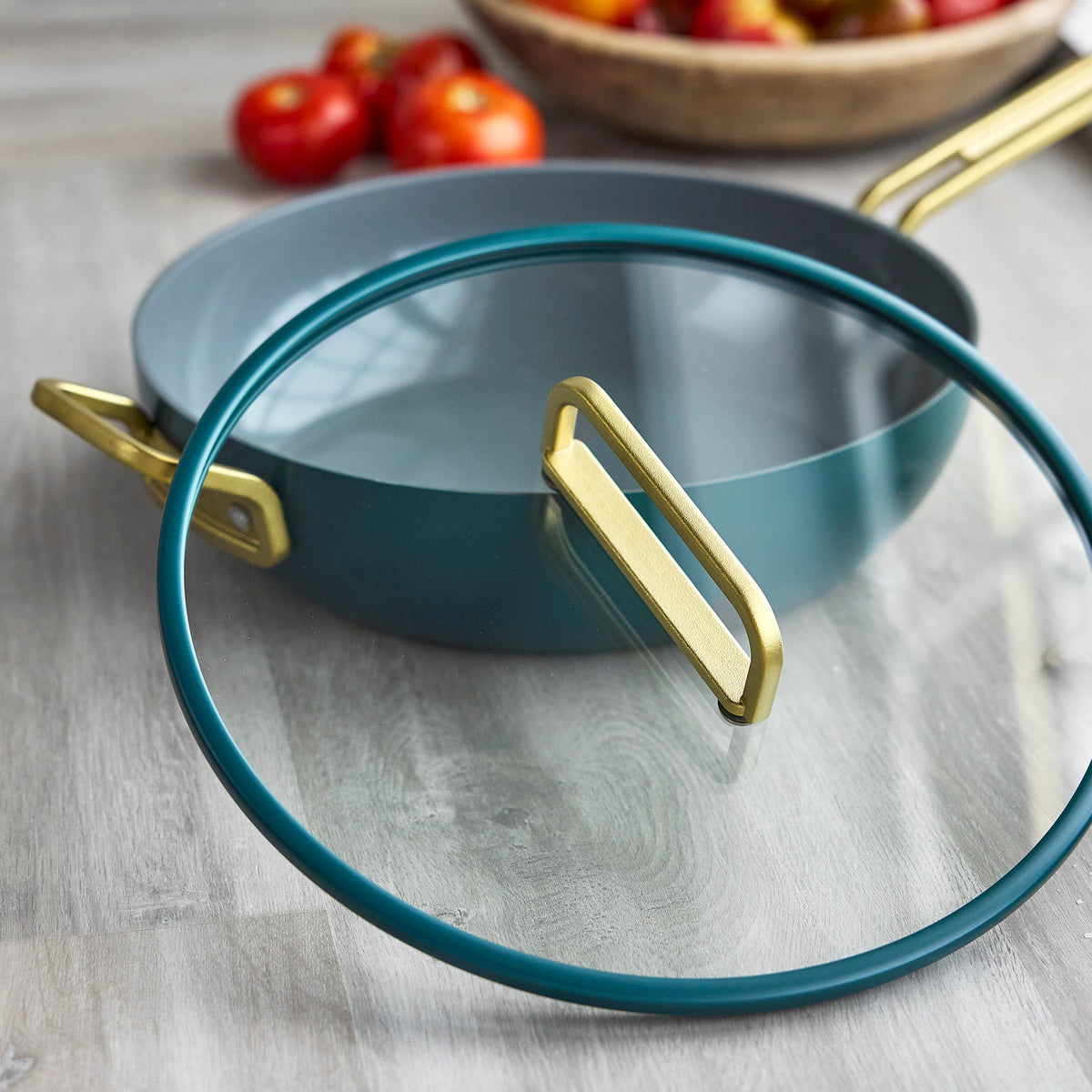 Stanley Tucci™ Ceramic Nonstick 4.5-Quart Stanley Pan Jr. – Venetian Teal