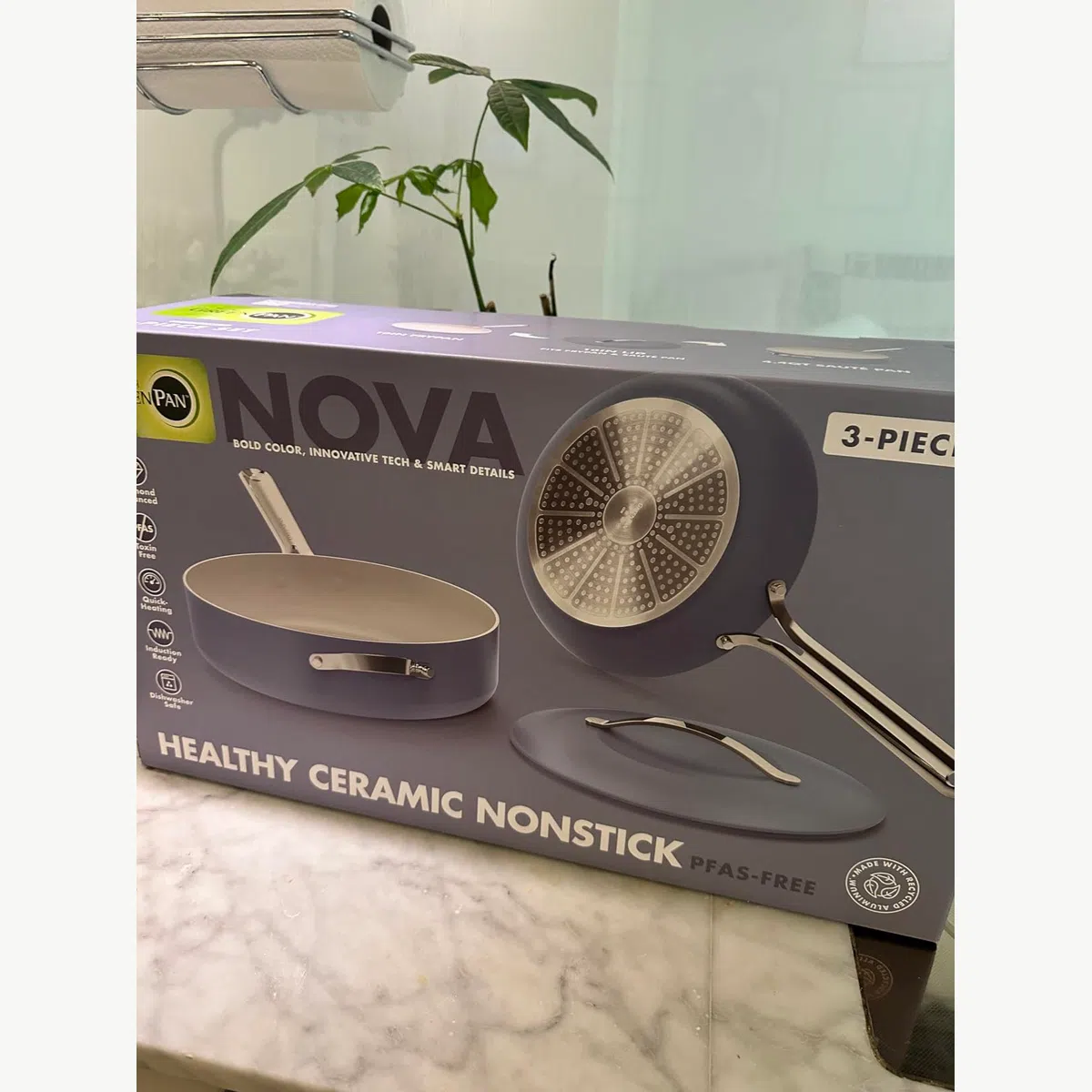 Great set but pan handles get warm
