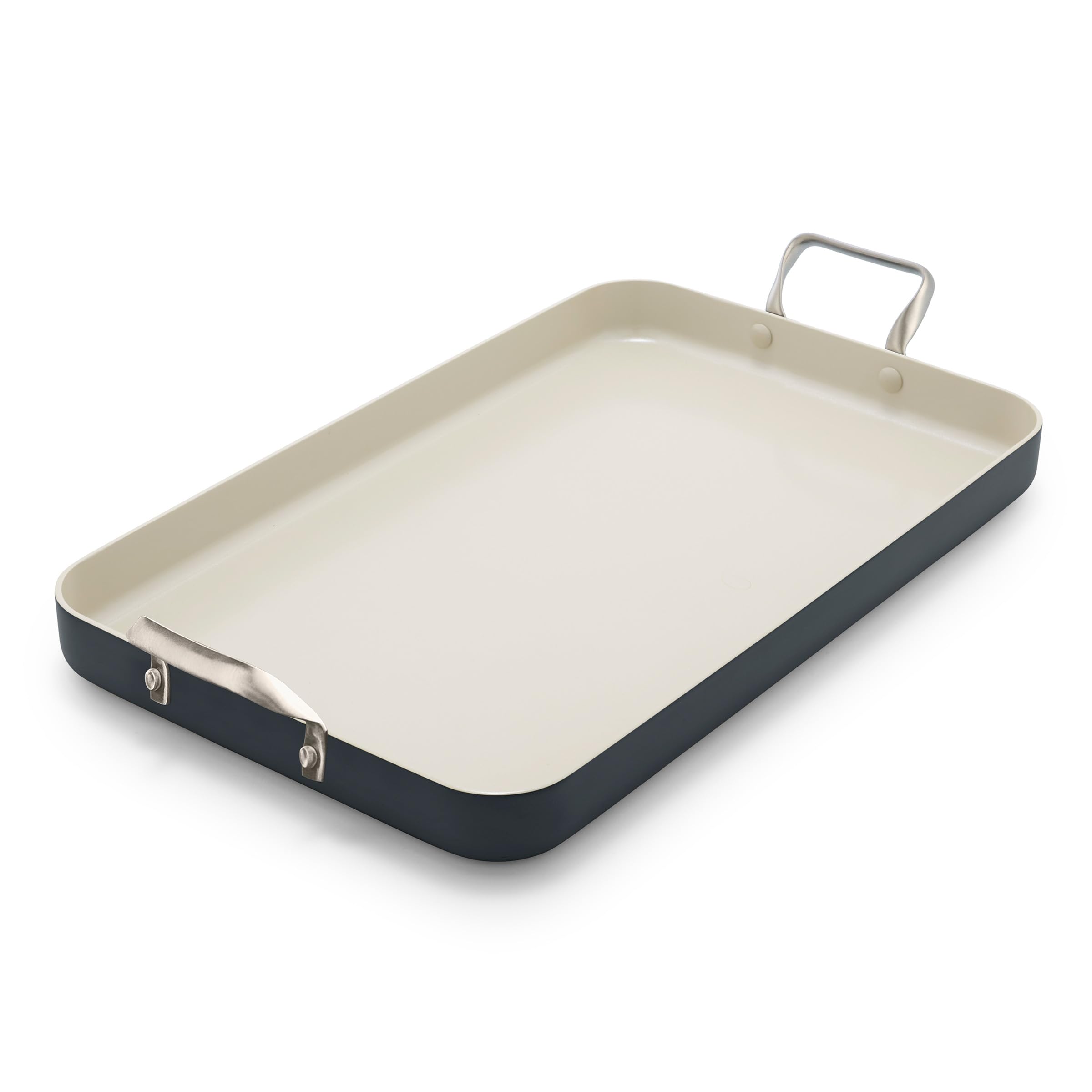 GreenPan Rio 18" x 11" Double Burner Griddle Pan - Hard Anodized Ceramic Nonstick