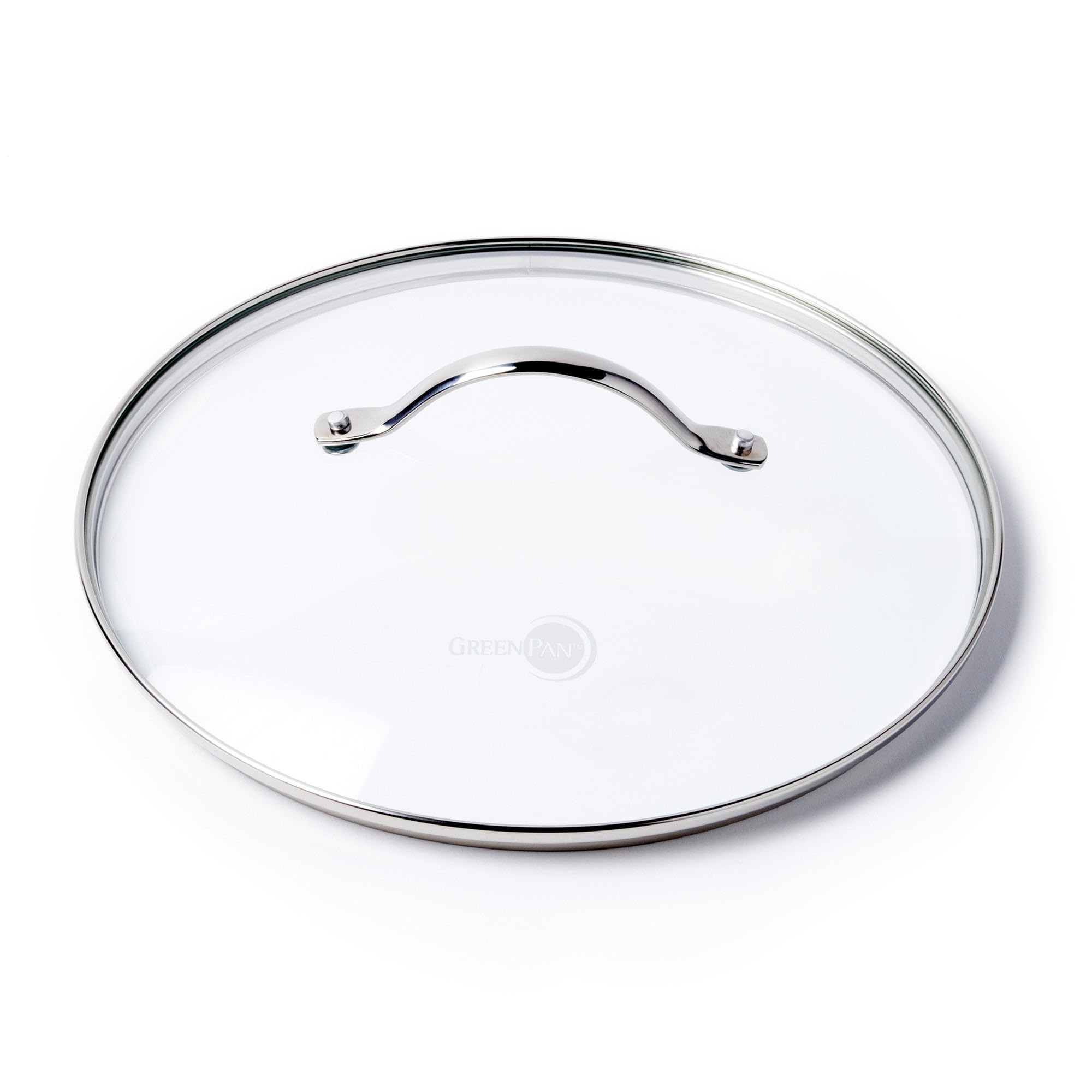 GreenPan 10-Inch Universal Tempered Glass Lid with Stainless Steel Handle