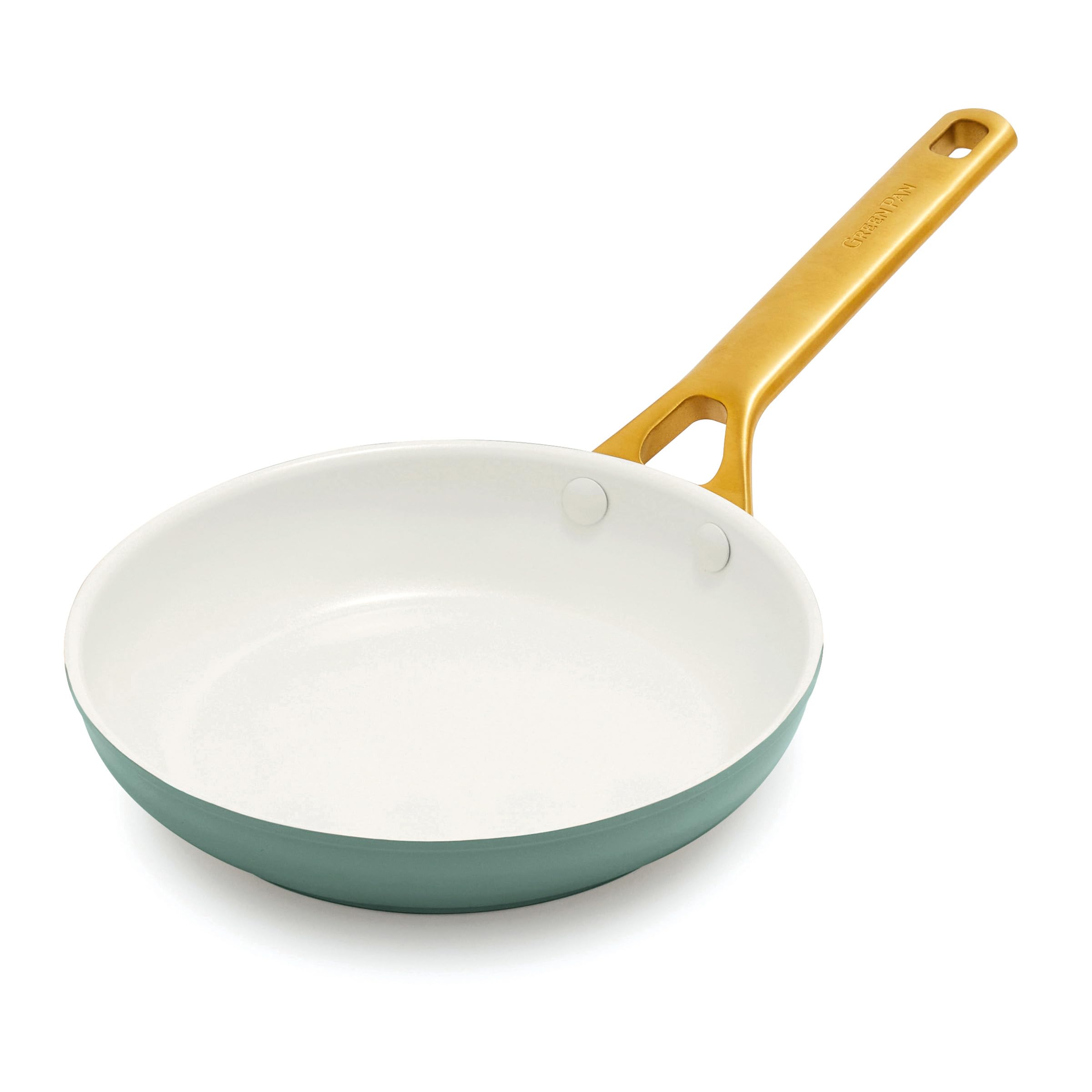 GreenPan Reserve Pro 8" Frying Pan — Moss Green, PFAS-Free Ceramic Nonstick, Hard Anodized, Oven & Dishwasher Safe