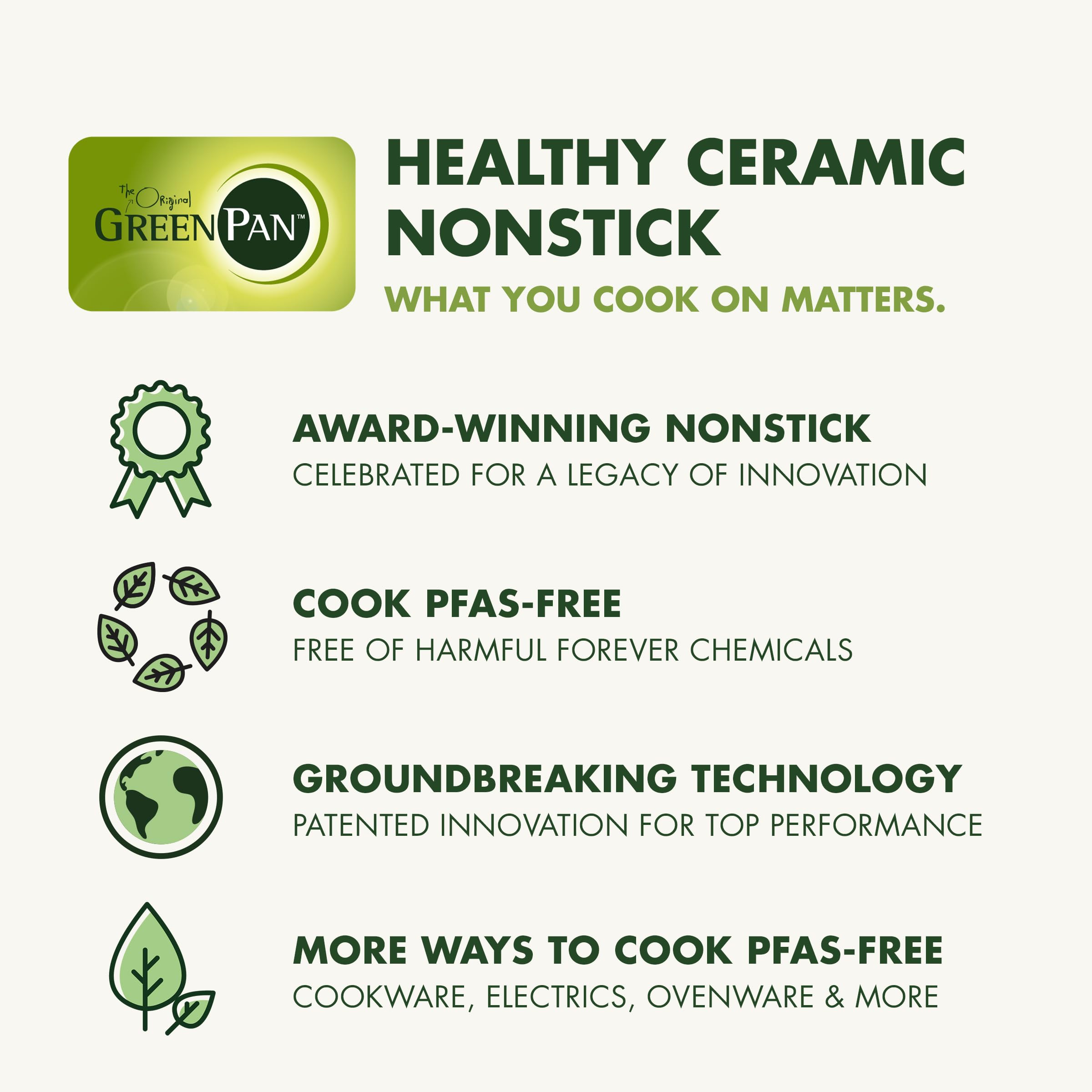 GreenPan Swift 8-Inch Frying Pan Skillet - Healthy Ceramic Nonstick