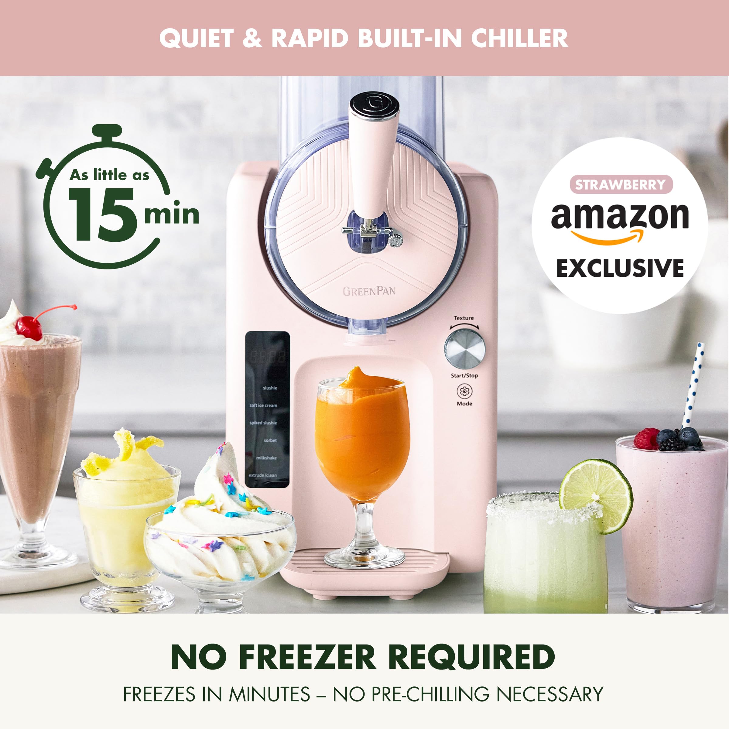 GreenPan Frost Ice Cream Maker & Slushie Machine