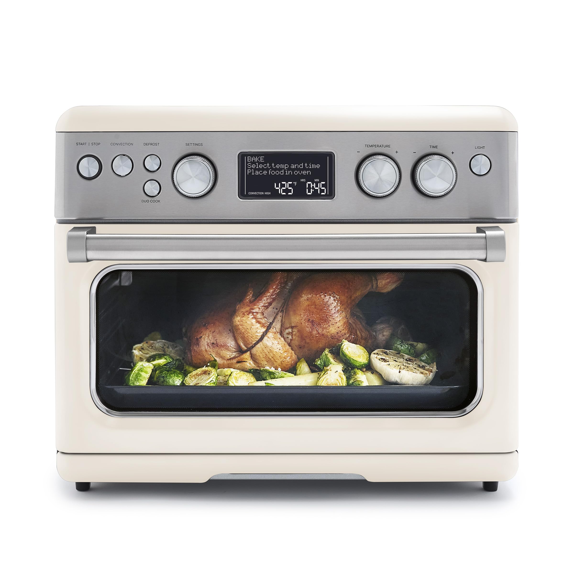 GreenPan 13-in-1 Elite Countertop Convection Oven & Air Fryer, 1 cu. ft., Cloud Cream