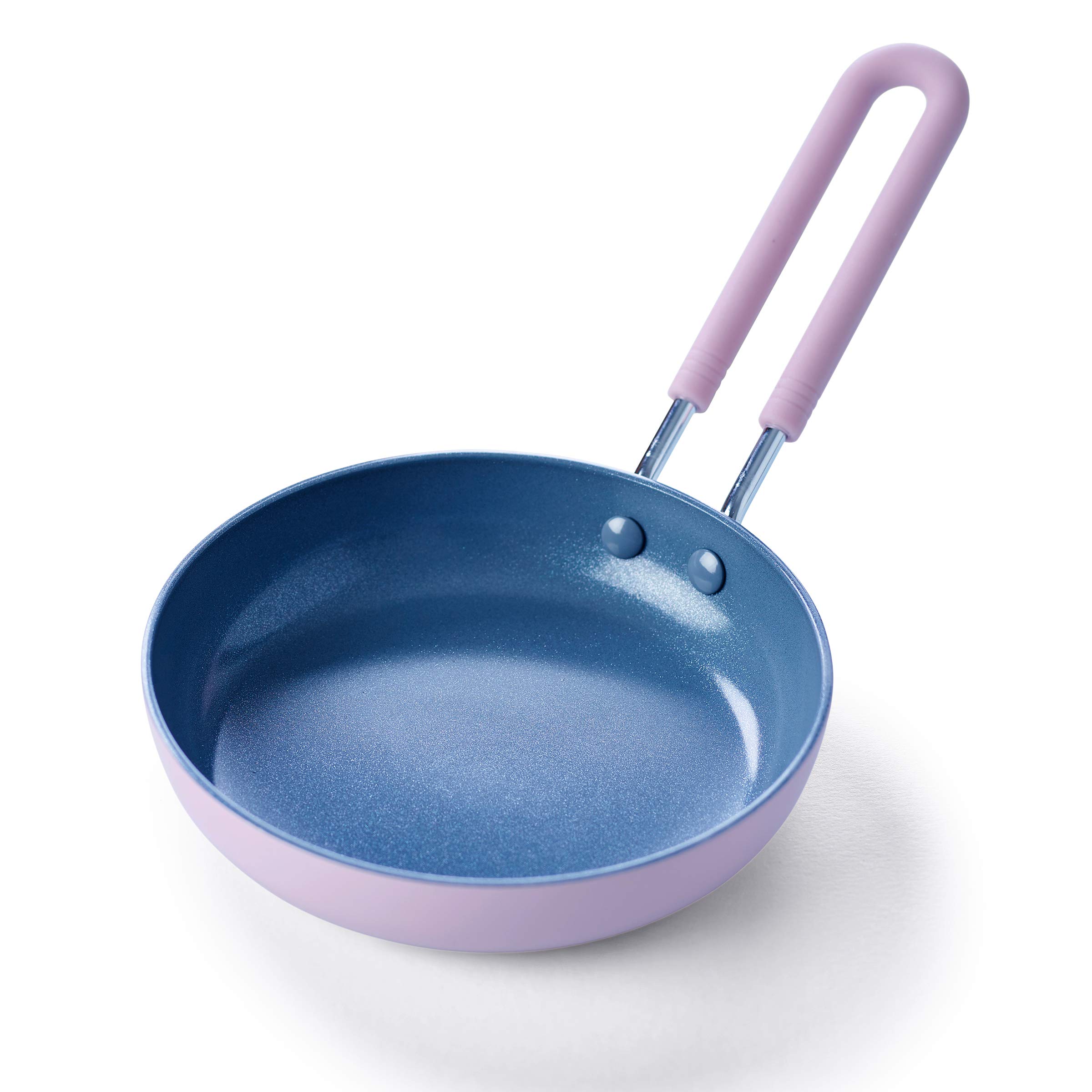 GreenPan Mini Healthy Ceramic Nonstick 5" Egg Pan — PFAS-Free, Stay-Cool Handle, Pink