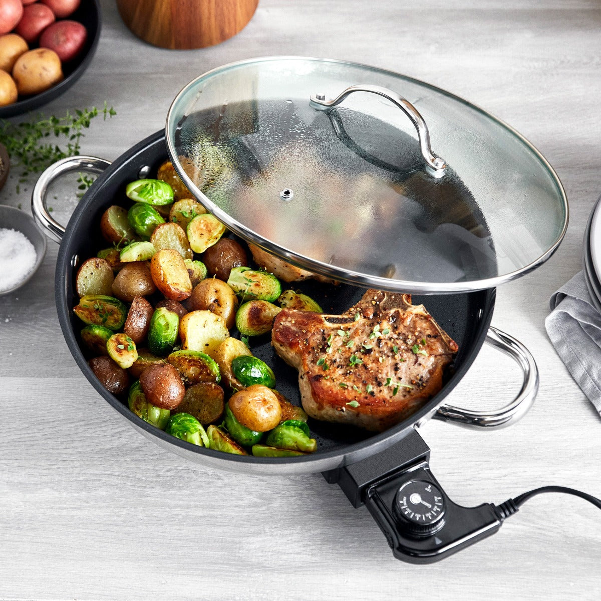 GreenPan Bistro 12" Electric Skillet