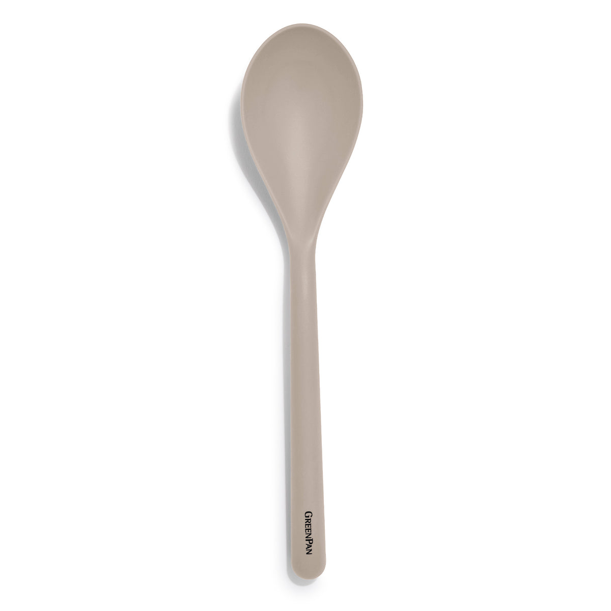 Platinum Silicone Solid Spoon — Taupe