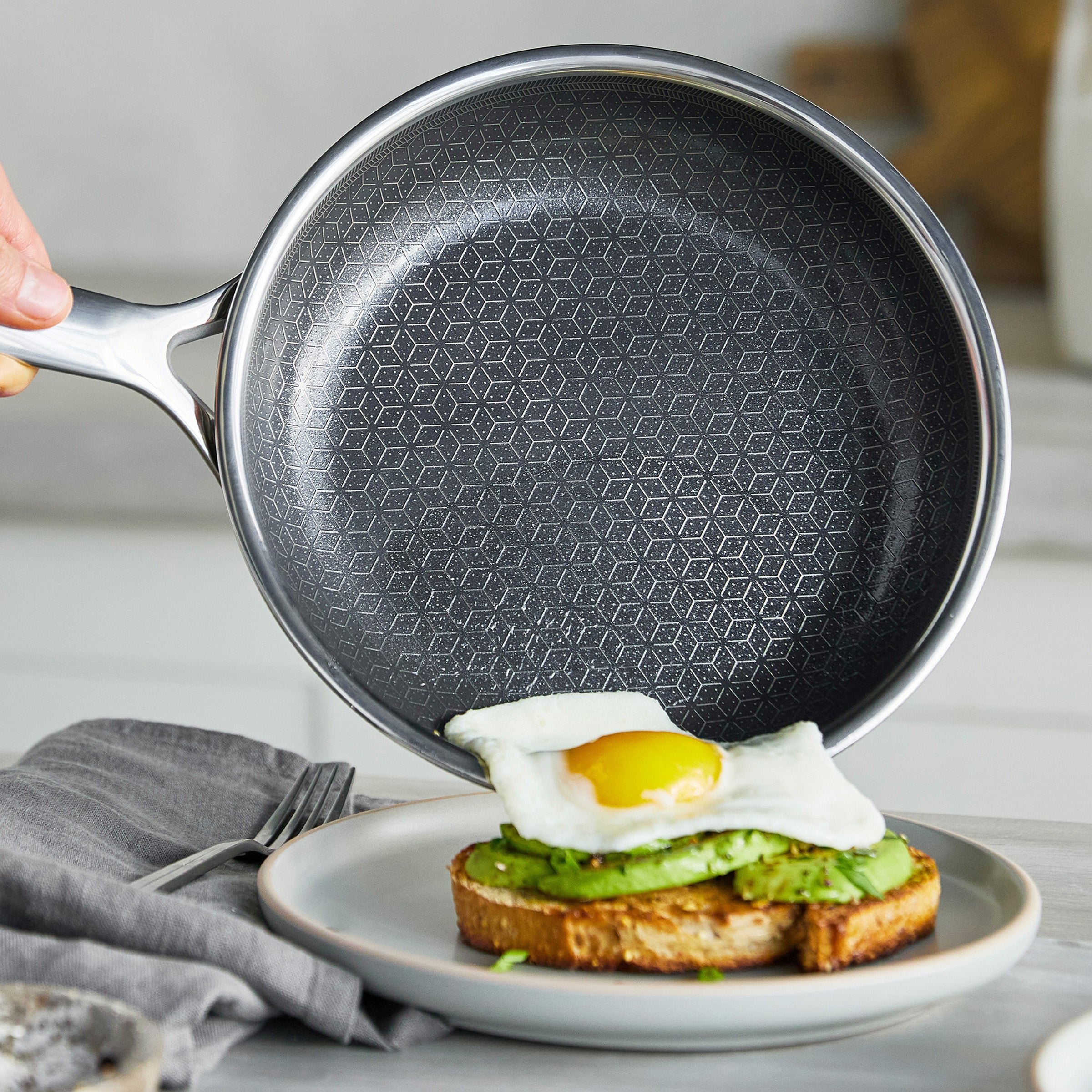 GreenPan Spectra Thermobond Hybrid Ceramic Nonstick 10" and 12" Frypan Set