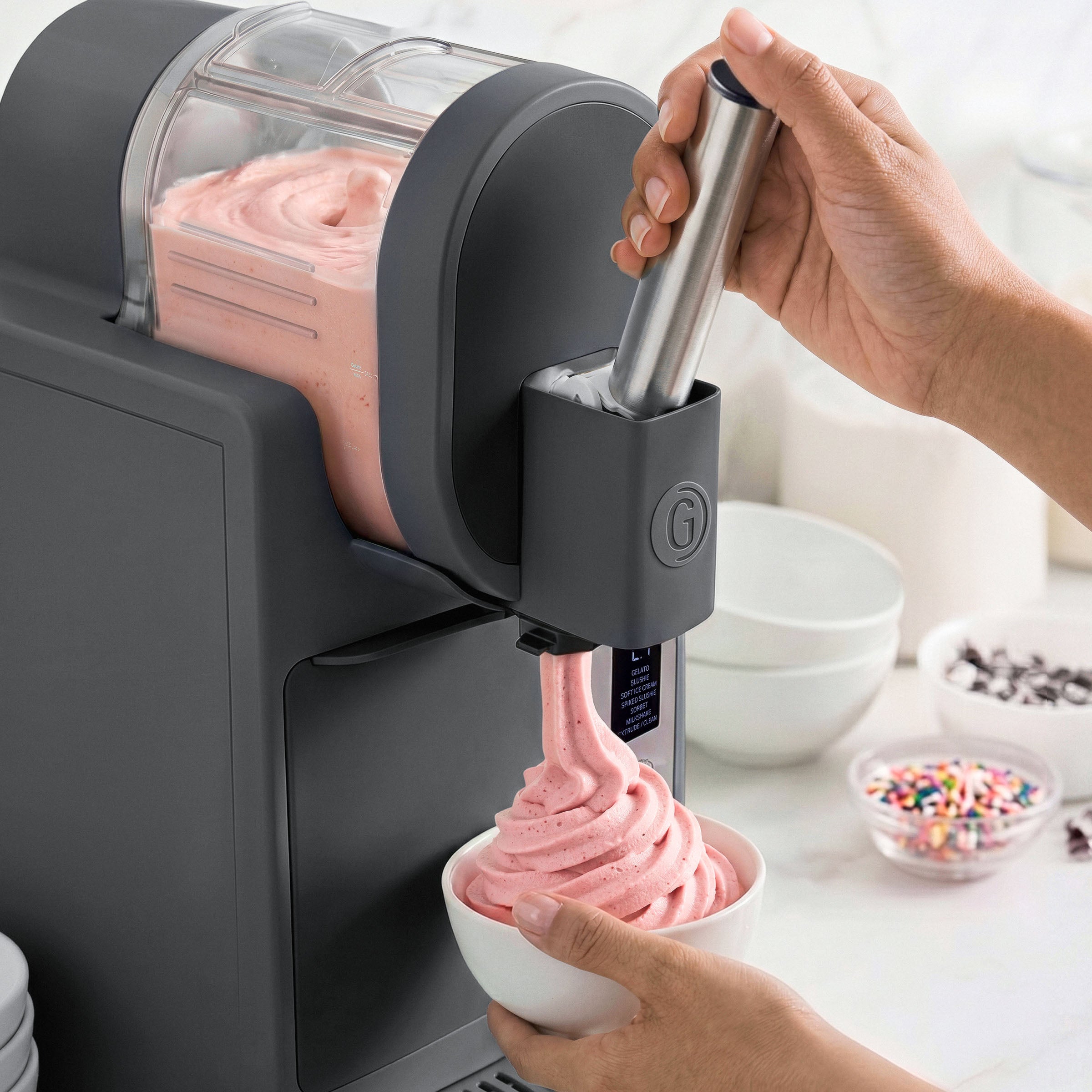 Frost Pro 16-in-1 Ice Cream, Gelato & Frozen Drink Maker — Licorice Black