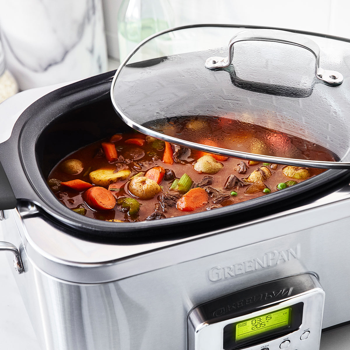 Elite 6-Quart Slow Cooker — Premiere Stainless Steel
