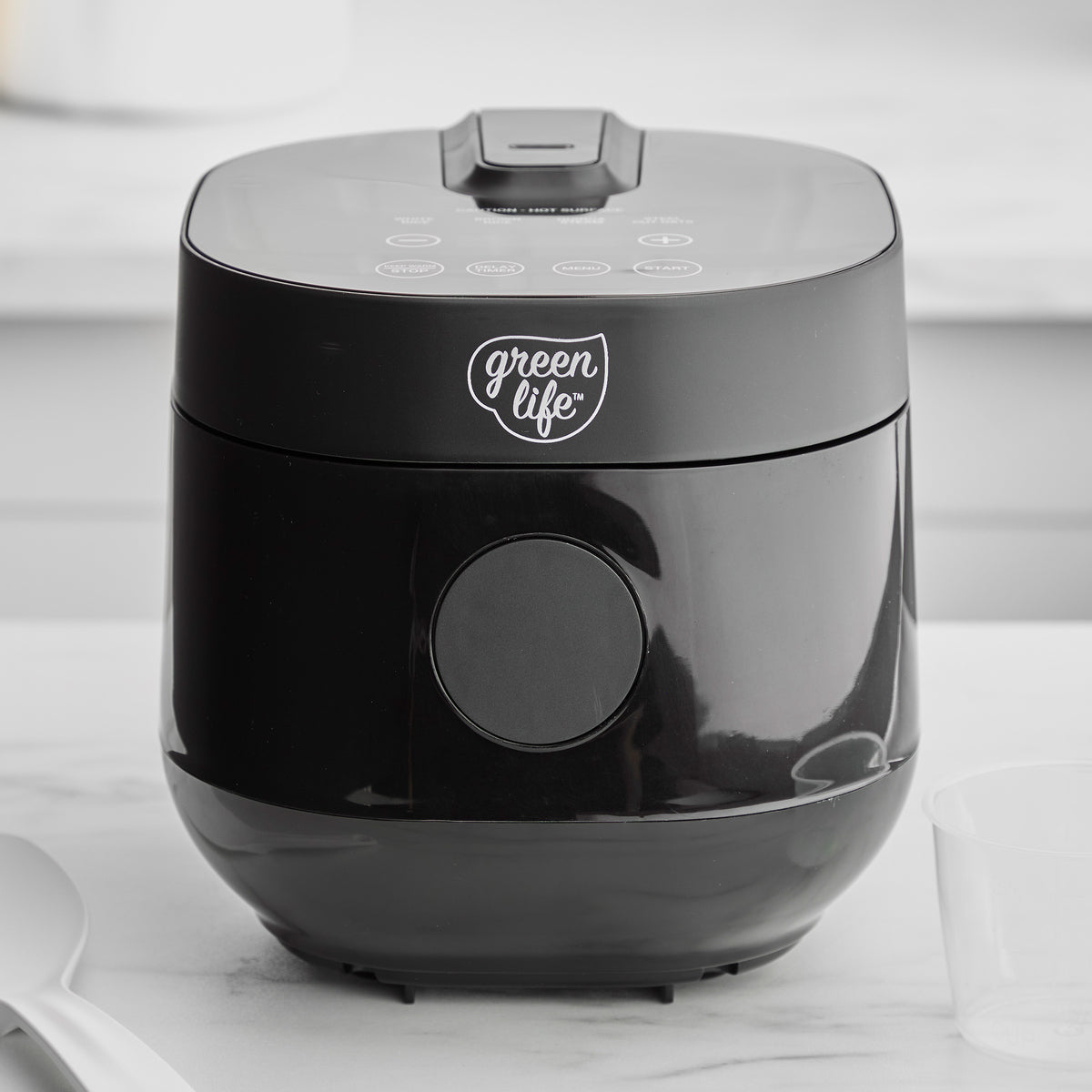 GreenLife 4-Cup Rice & Grains Cooker, Black