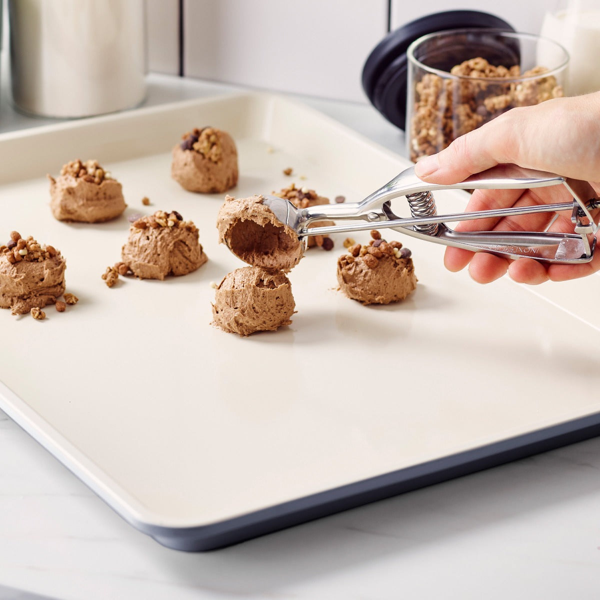 GreenLife Ceramic Nonstick 18" x 13" Cookie Sheet — Black