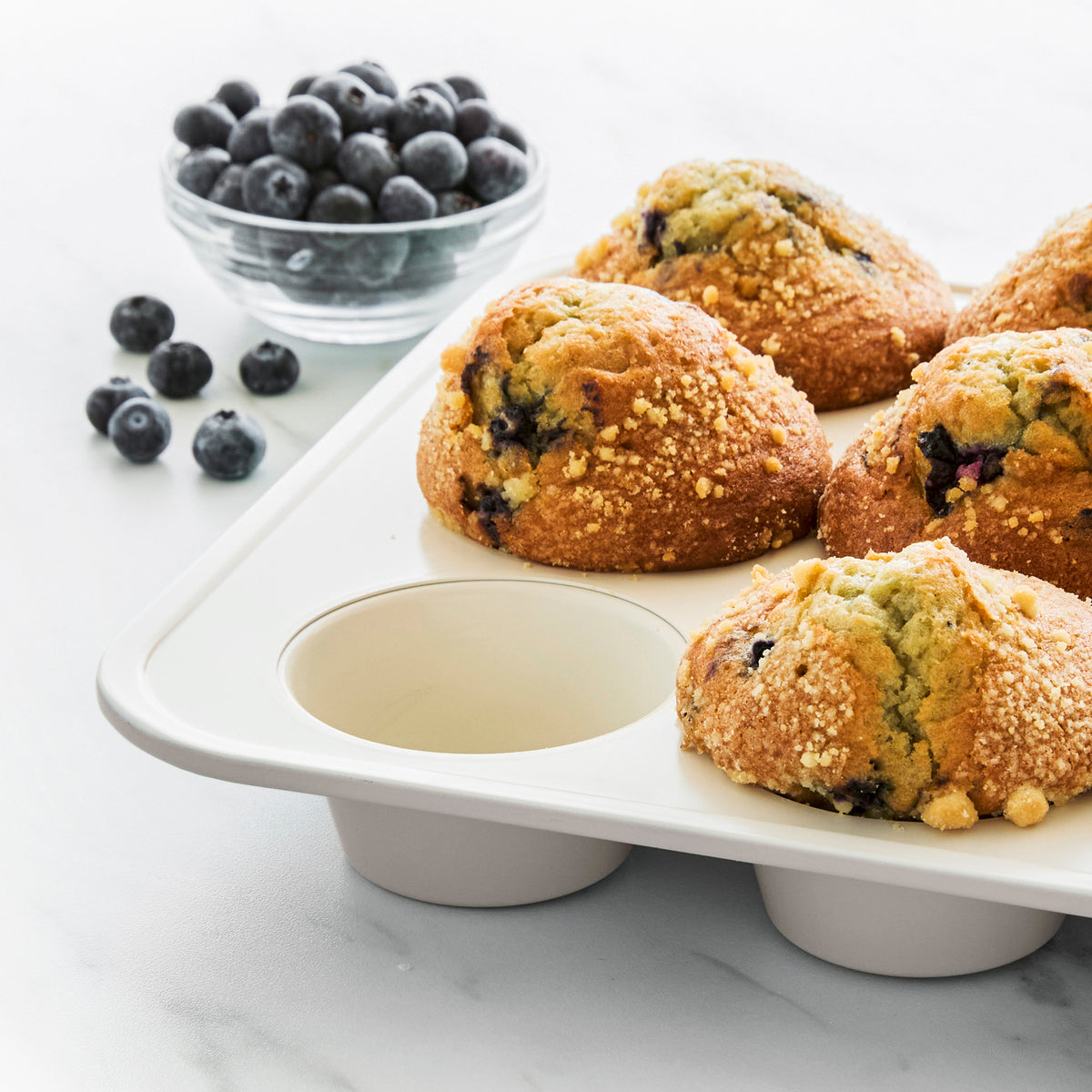 GreenLife Ceramic Nonstick Muffin Pan — Taupe