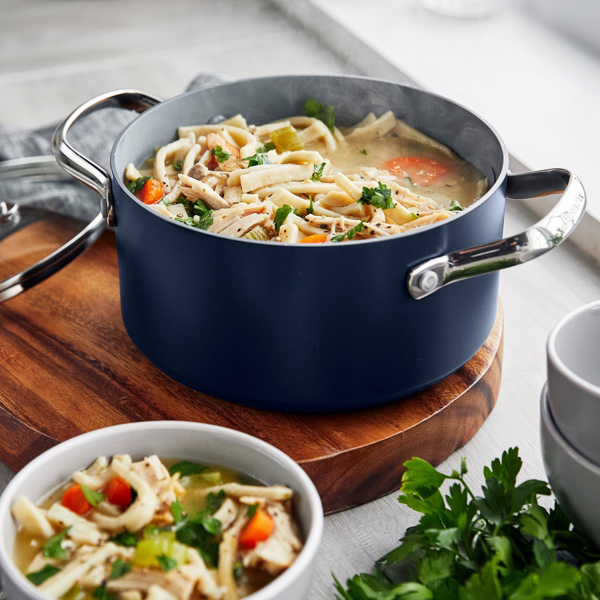 GreenPan Valencia Pro Ceramic Nonstick 11-Piece Cookware Set | Twilight