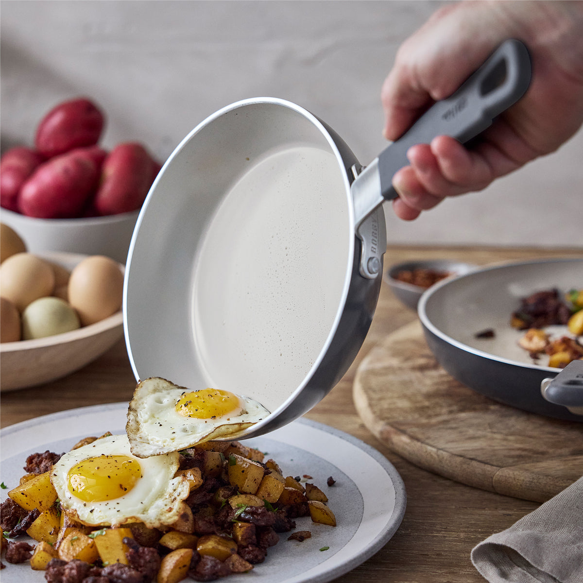 Bobby Flay by GreenPan Ultimate Cookware Set with Bobby at Home Cookbook – Graphite