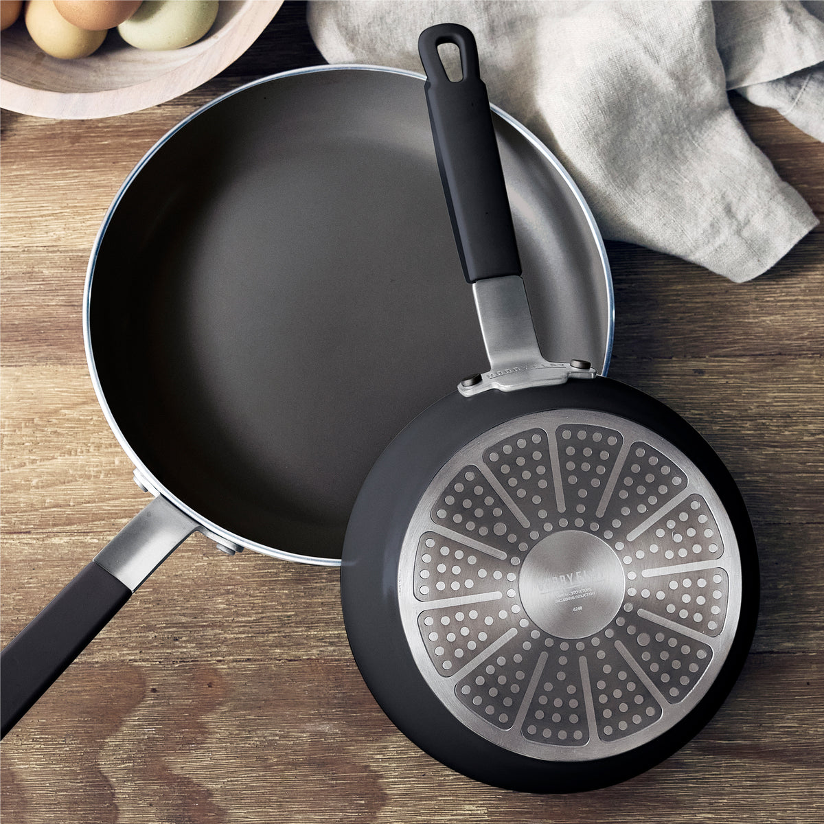 Bobby Flay by GreenPan Ultimate Cookware Set with Bobby at Home Cookbook – Black