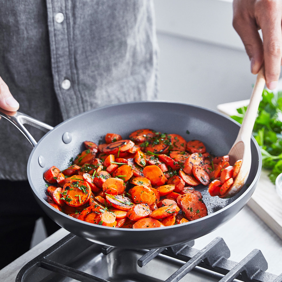 GreenPan Valencia Pro 12-Inch Ceramic Nonstick Frypan