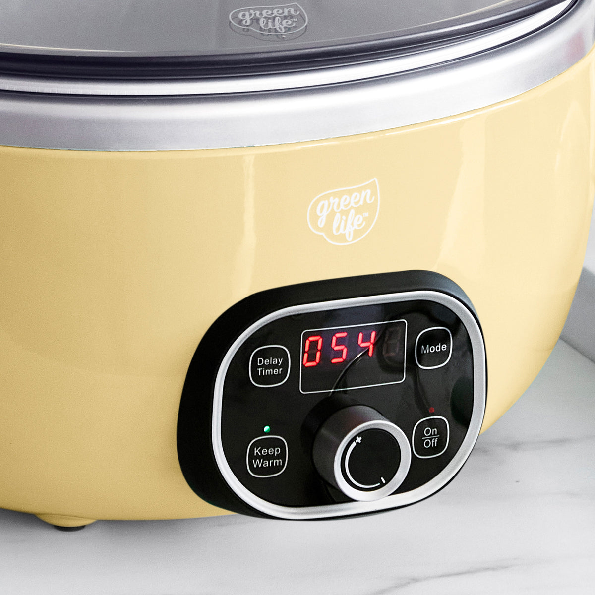 GreenPan Healthy 6-Quart Slow Cooker in Butter