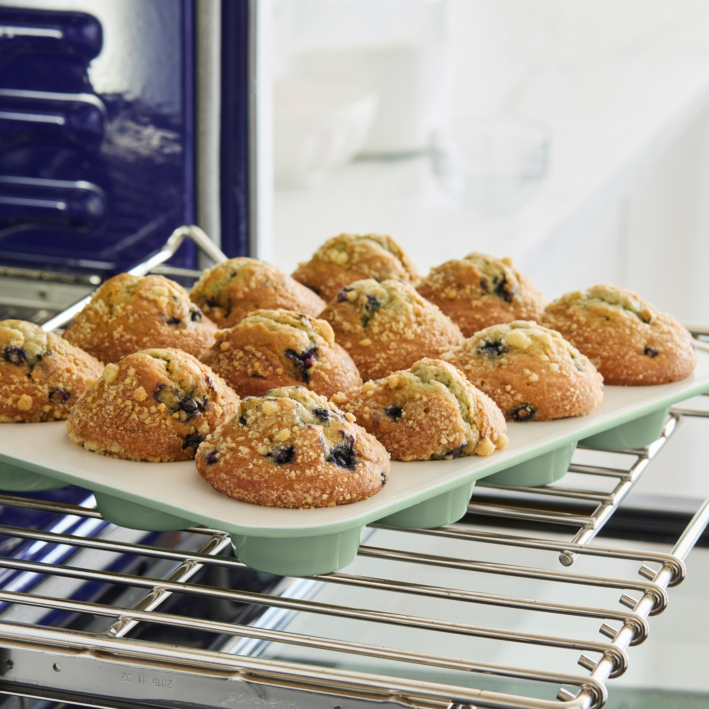 GreenLife Ceramic Nonstick 6-Piece Bakeware Set – Sage Green