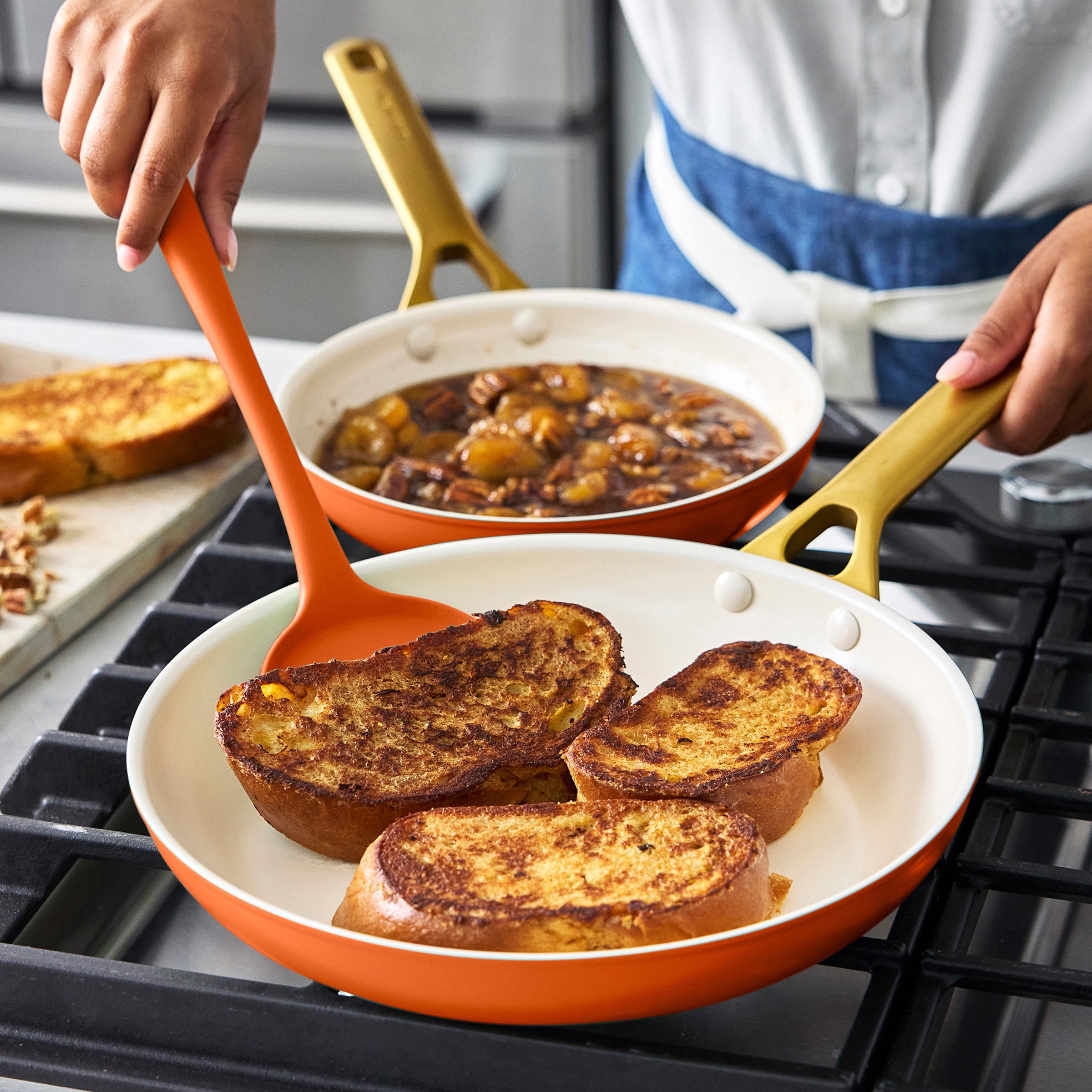 GreenPan Reserve Pro Ceramic Nonstick 11-Piece Cookware Set | Harvest