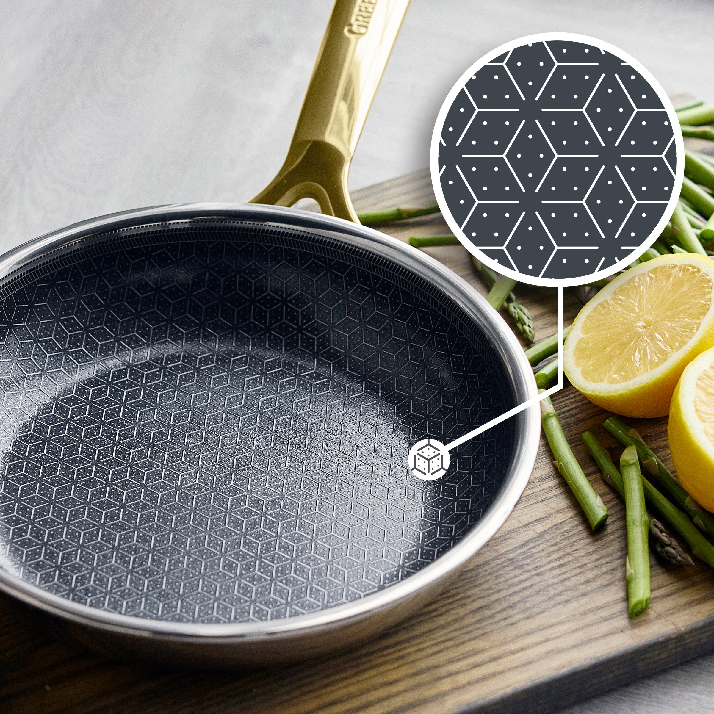 GreenPan Spectra Gold Thermobond Hybrid 12-Piece Cookware Set