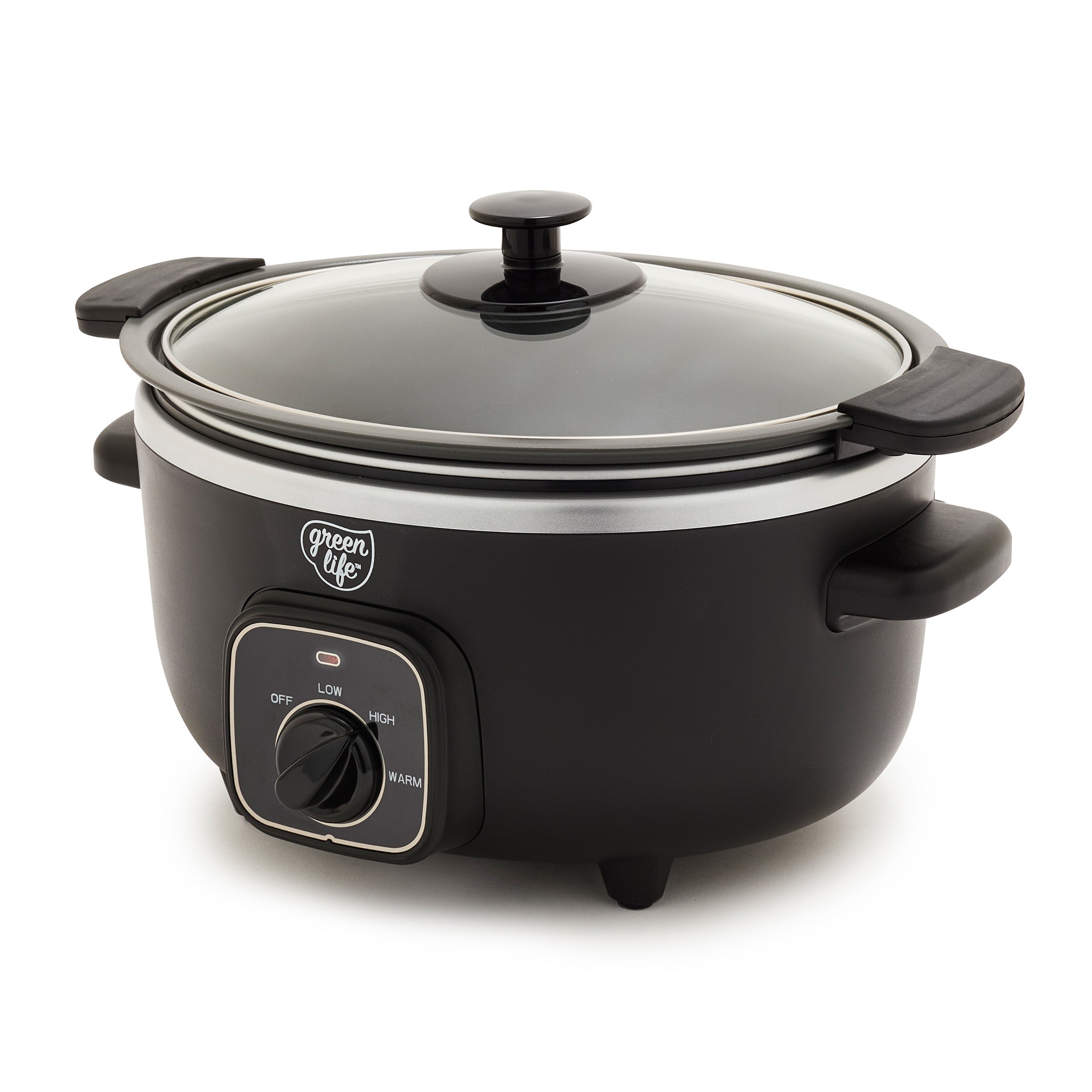 GreenLife Healthy 3.5-Quart Slow Cooker - Black