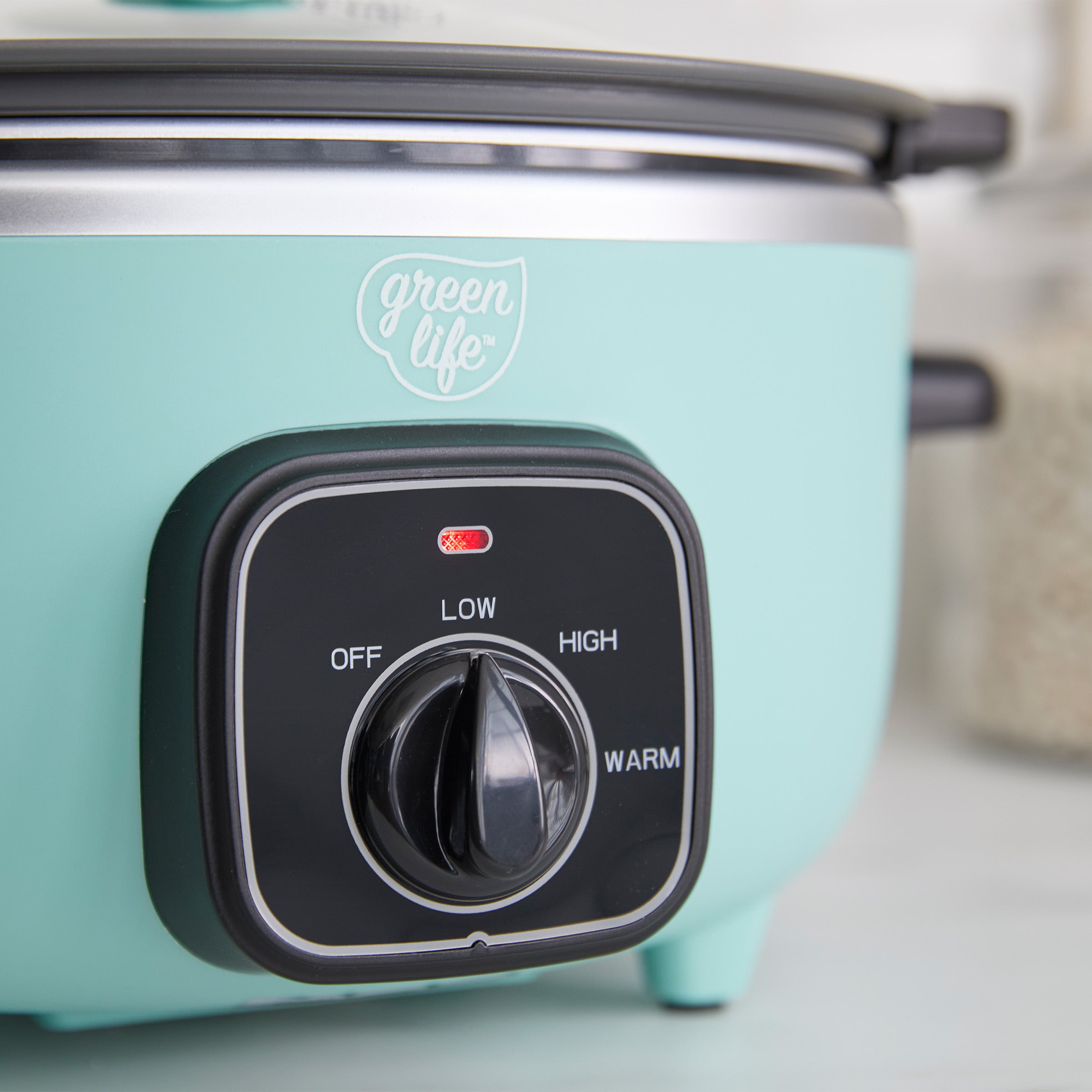 GreenLife Healthy 3.5-Quart Slow Cooker – Turquoise