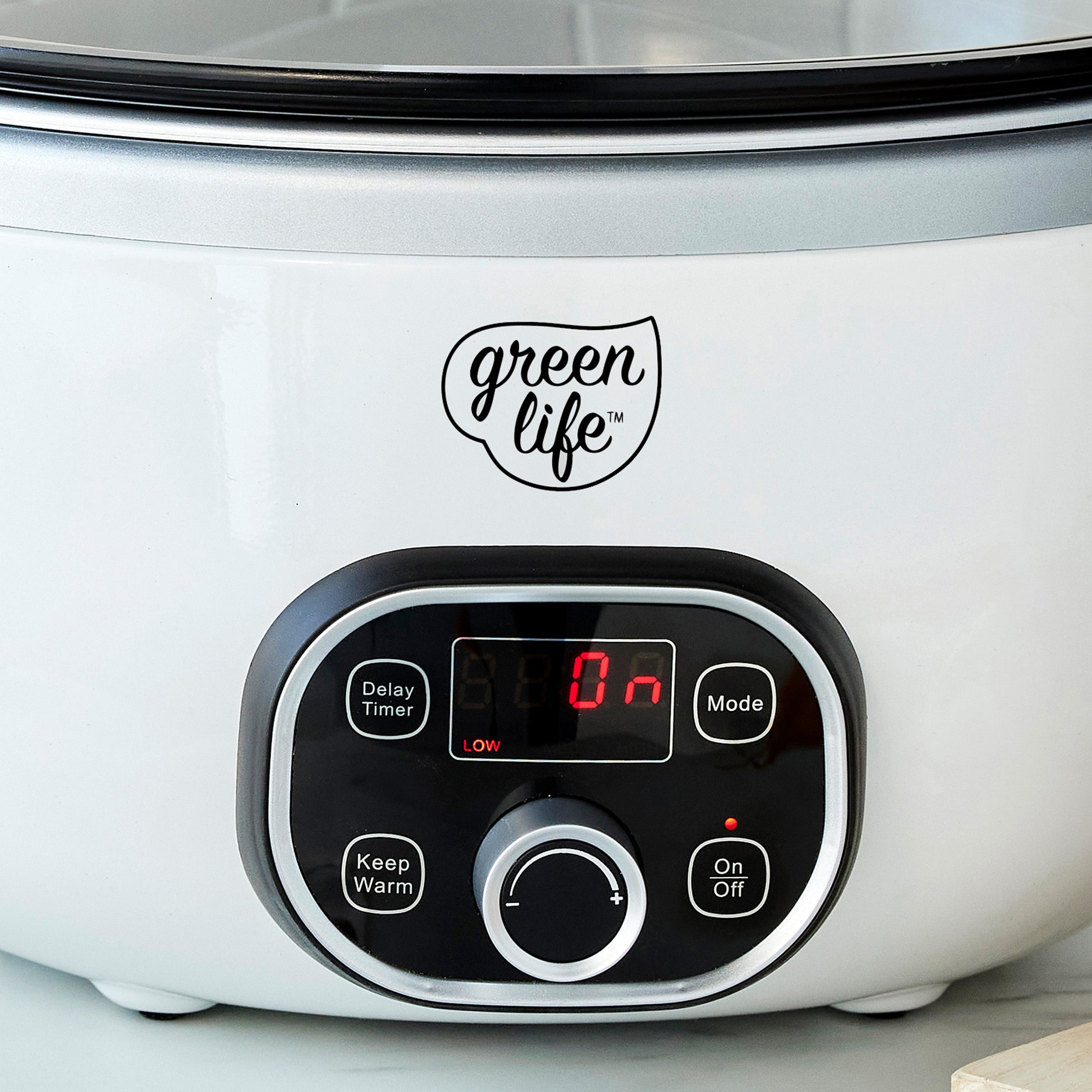 GreenLife Healthy 8-Quart Slow Cooker in White