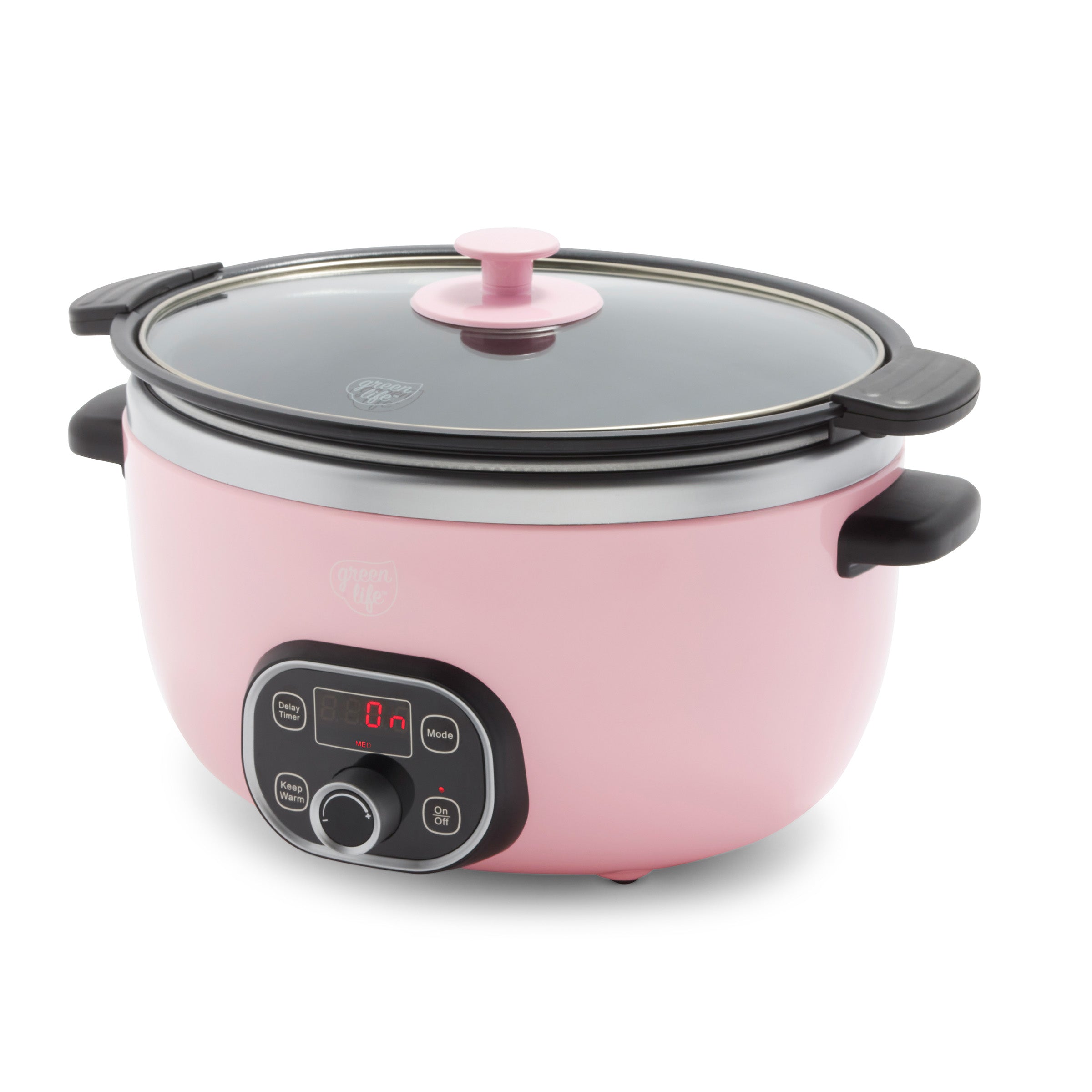 GreenLife Healthy 8-Quart Slow Cooker – Pink