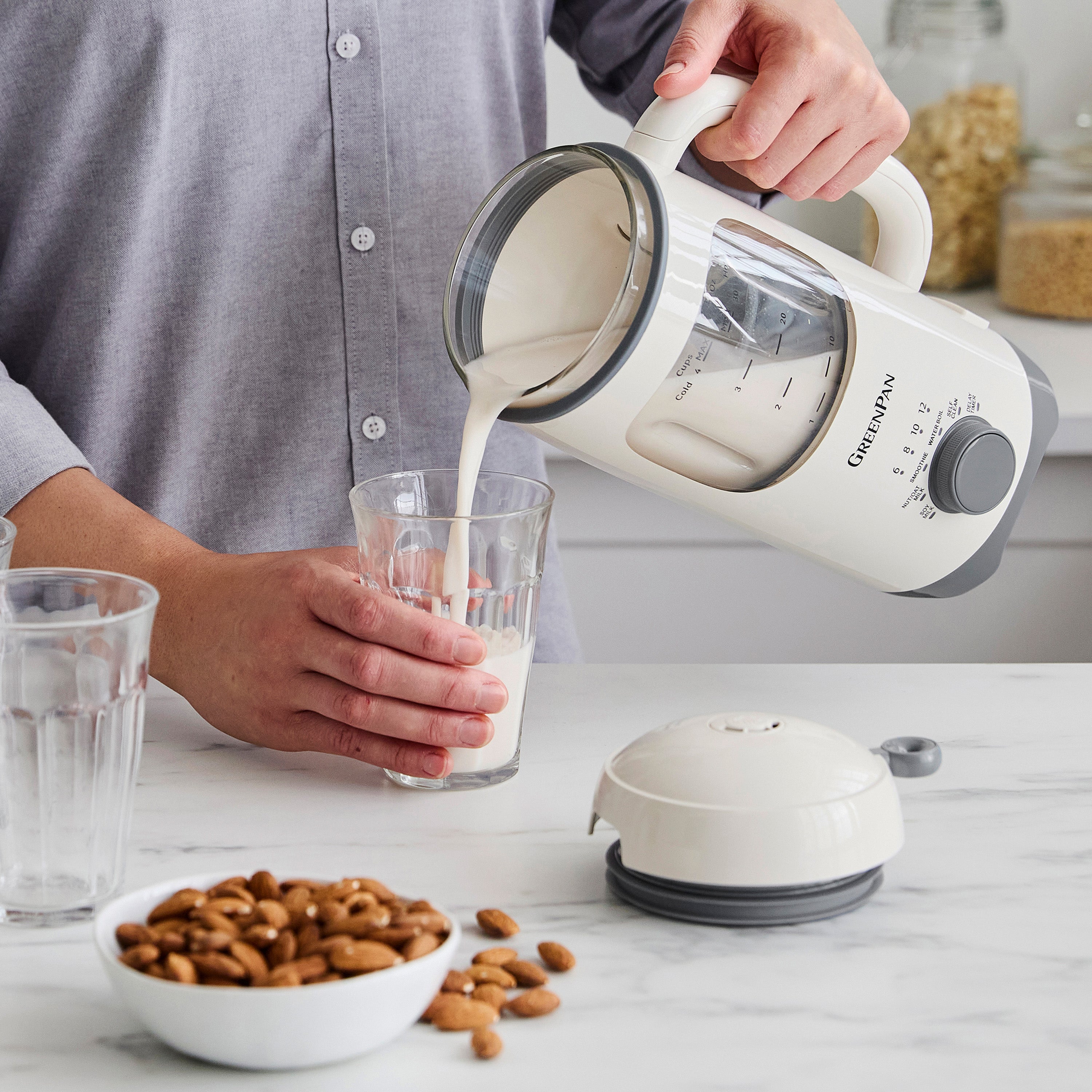 GreenPan Better Blend Milk Maker | Cloud Cream