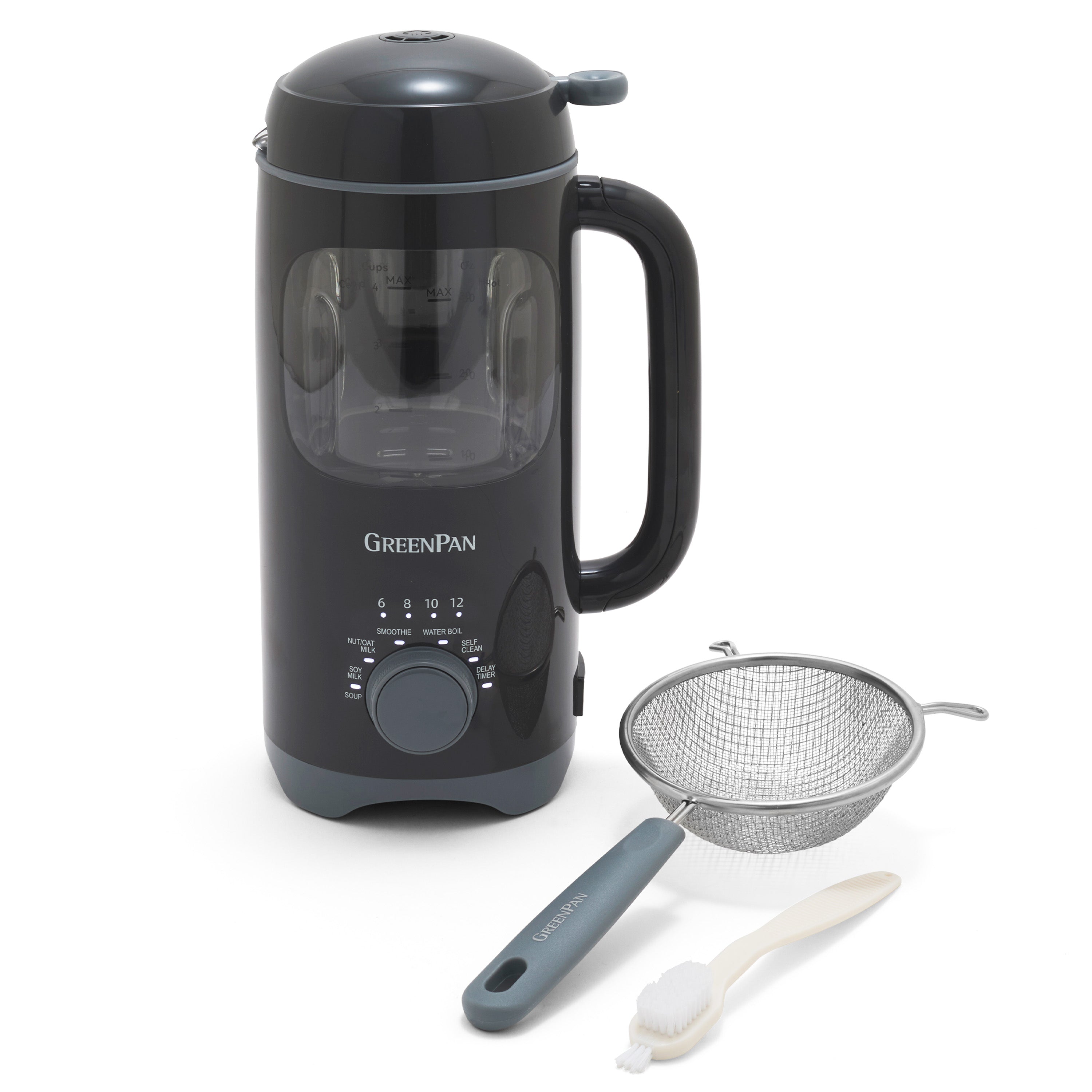 GreenPan Better Blend Milk Maker | Graphite