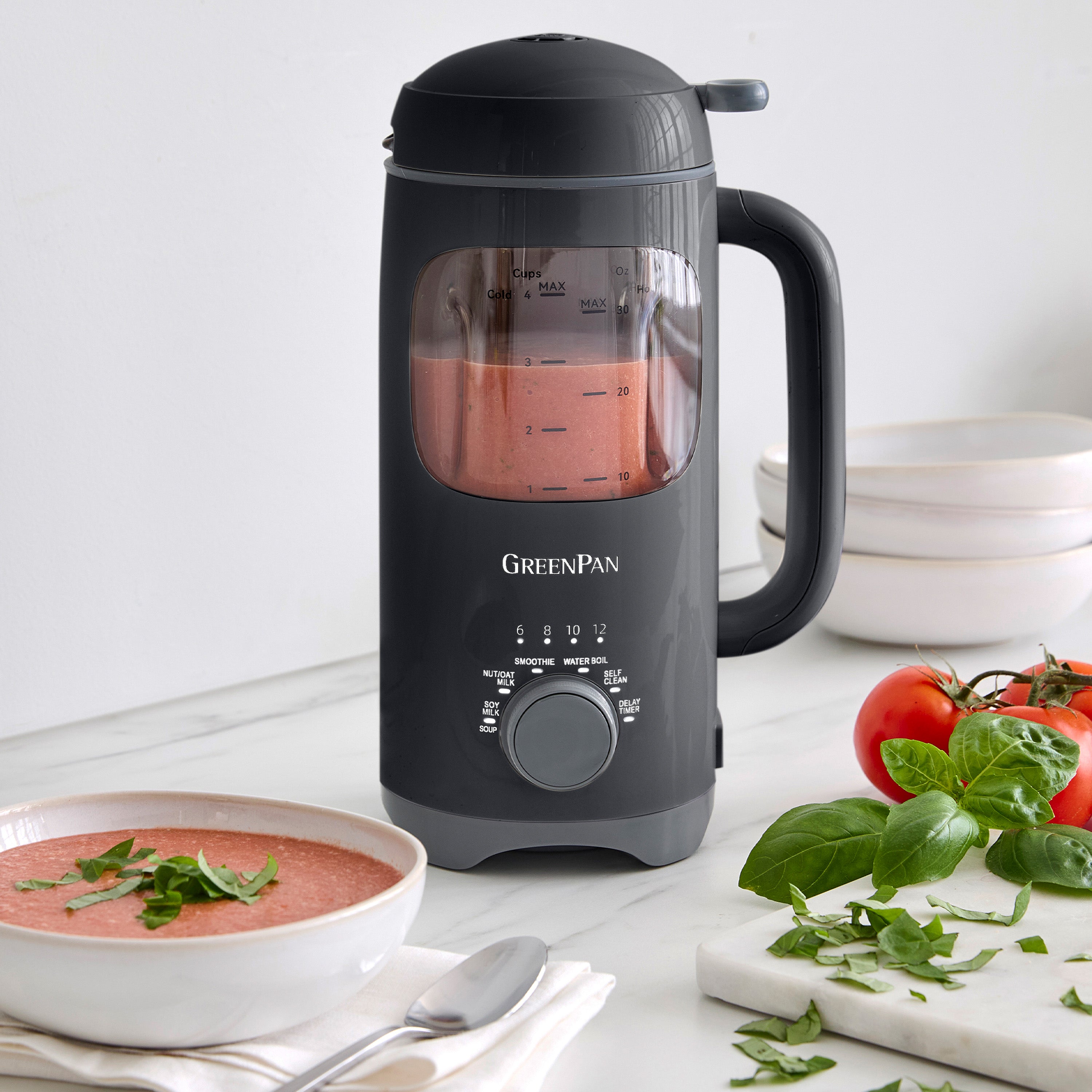 GreenPan Better Blend Milk Maker | Graphite