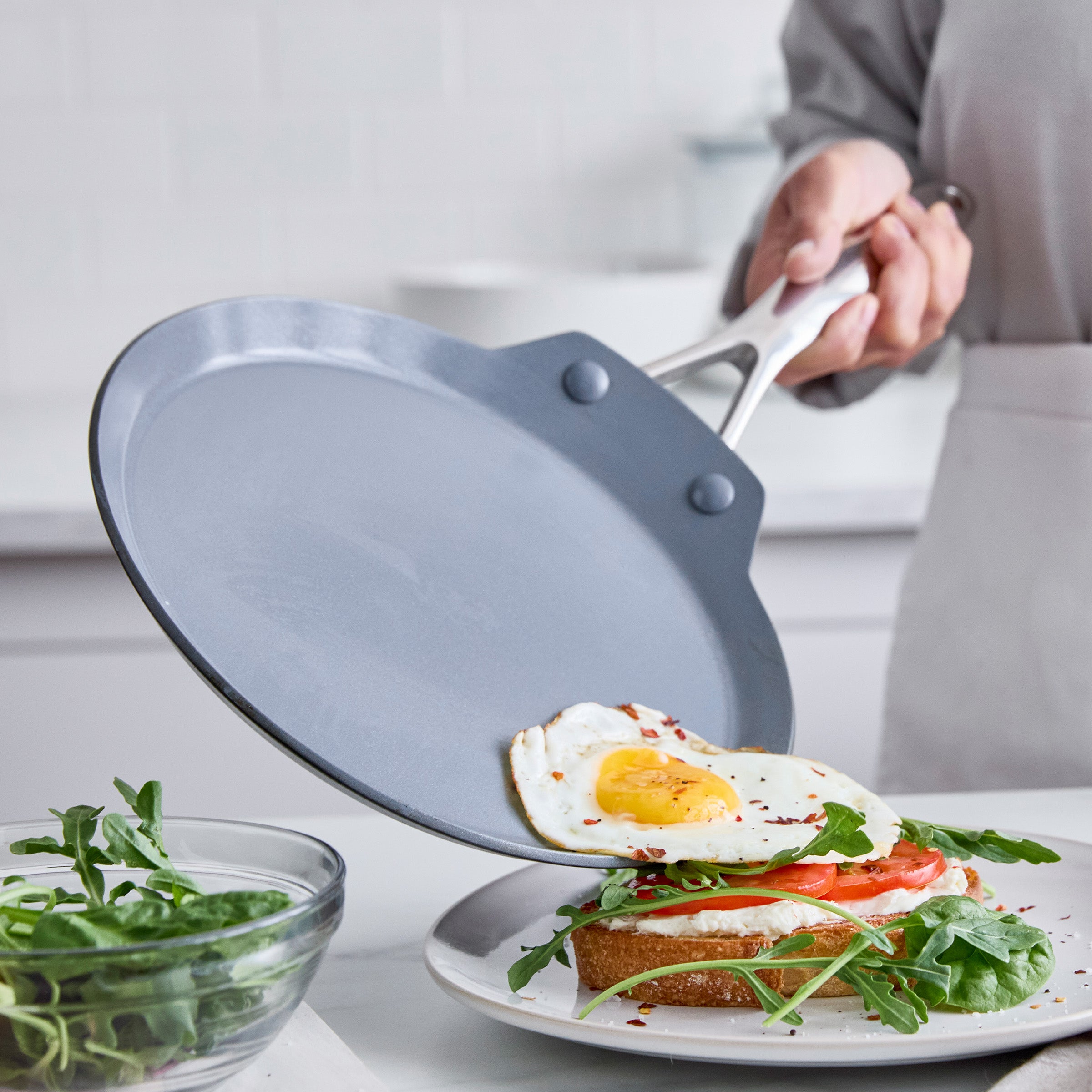 GreenPan Valencia Pro Ceramic Nonstick 9.5" Crepe Pan