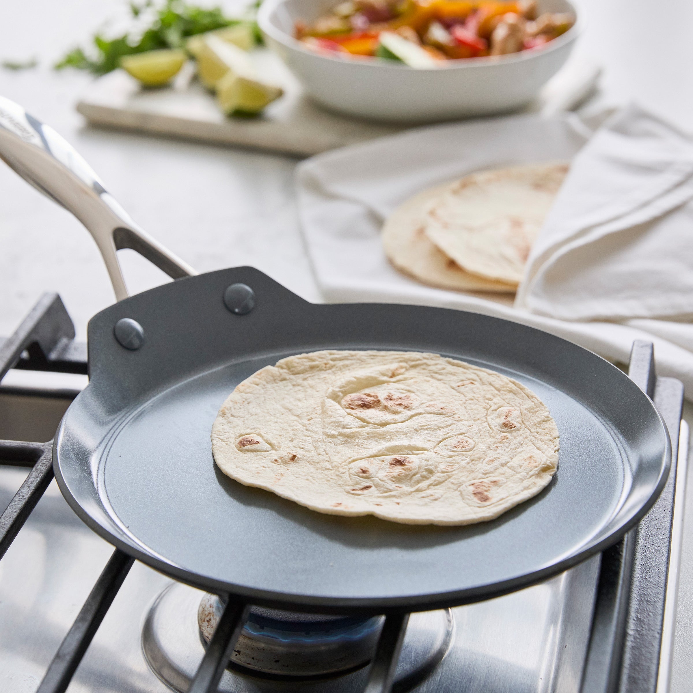 GreenPan Valencia Pro Ceramic Nonstick 9.5" Crepe Pan