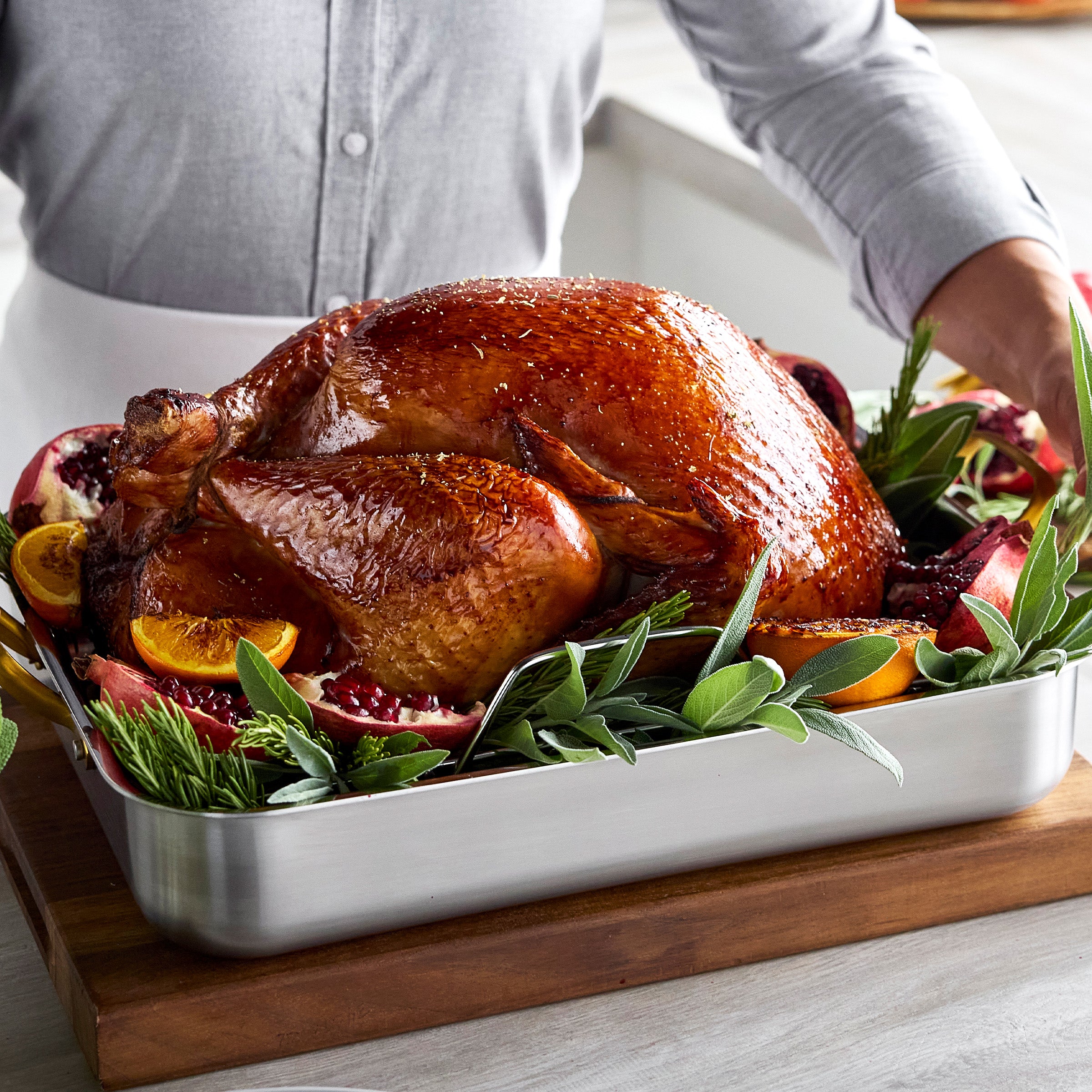 Roasting Bundle - Reserve Roaster, Premiere Knife Set & Accuread Thermometer