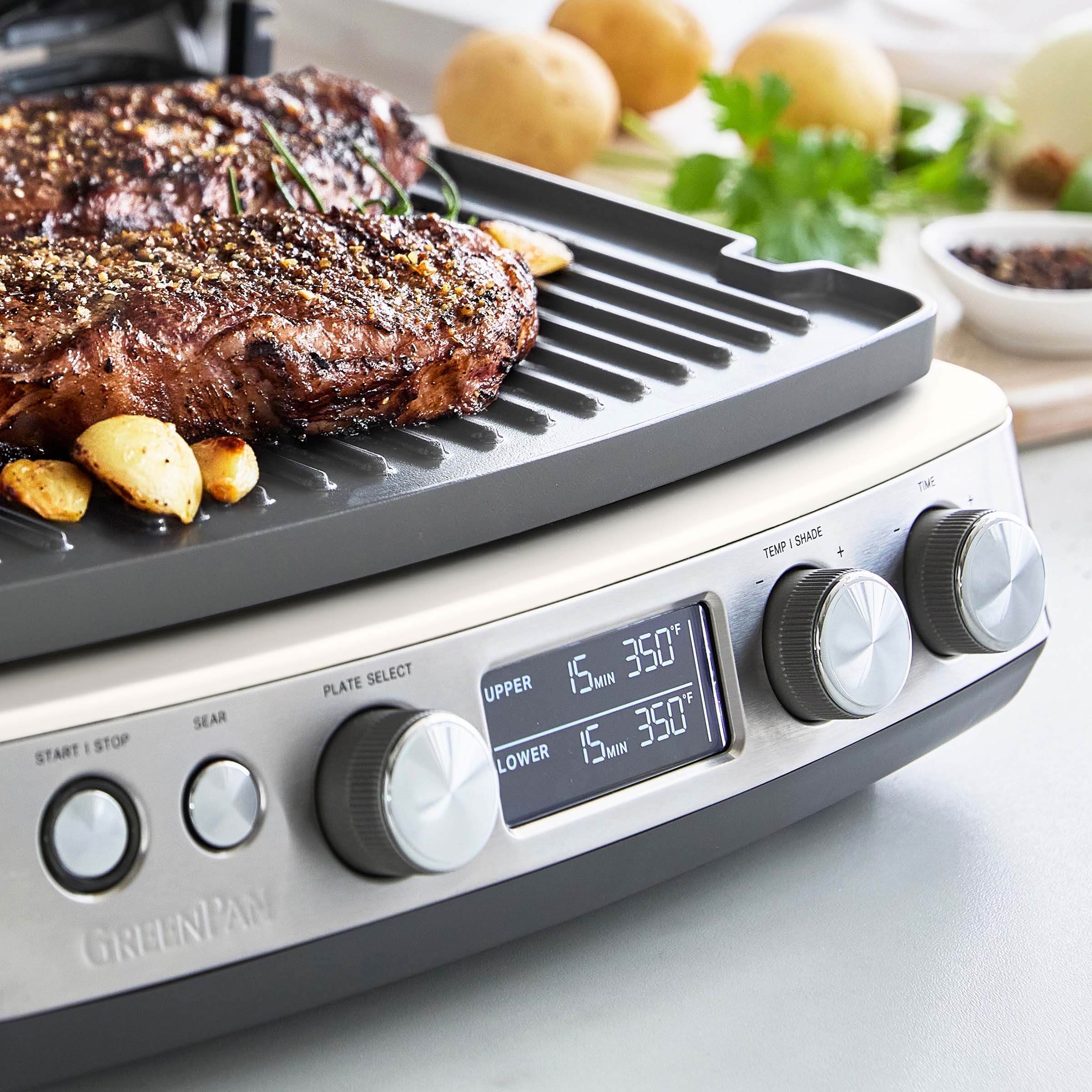 Elite Multi Grill & Griddle — Cloud Cream