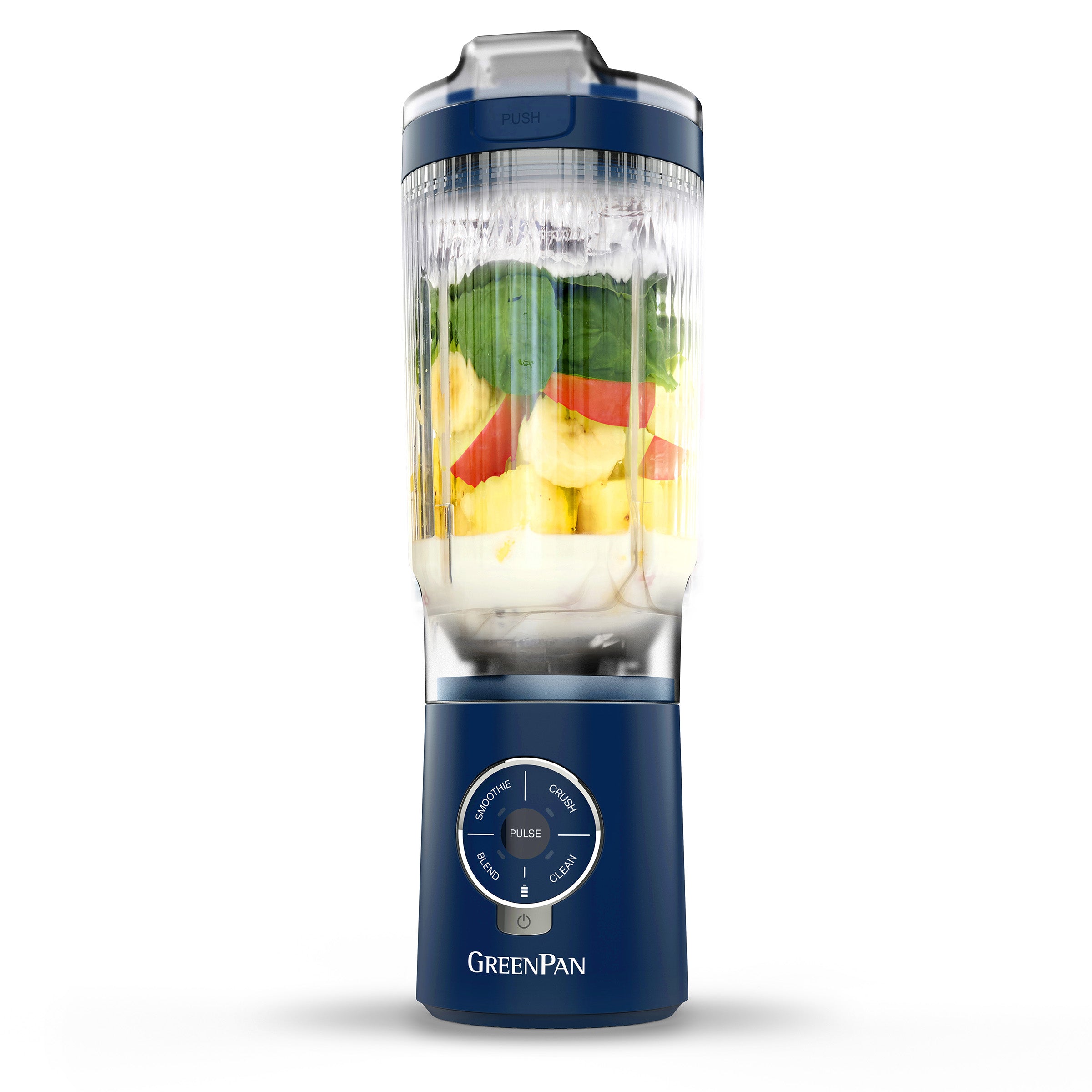 GreenPan Spin & Go Portable Blender – Blueberry