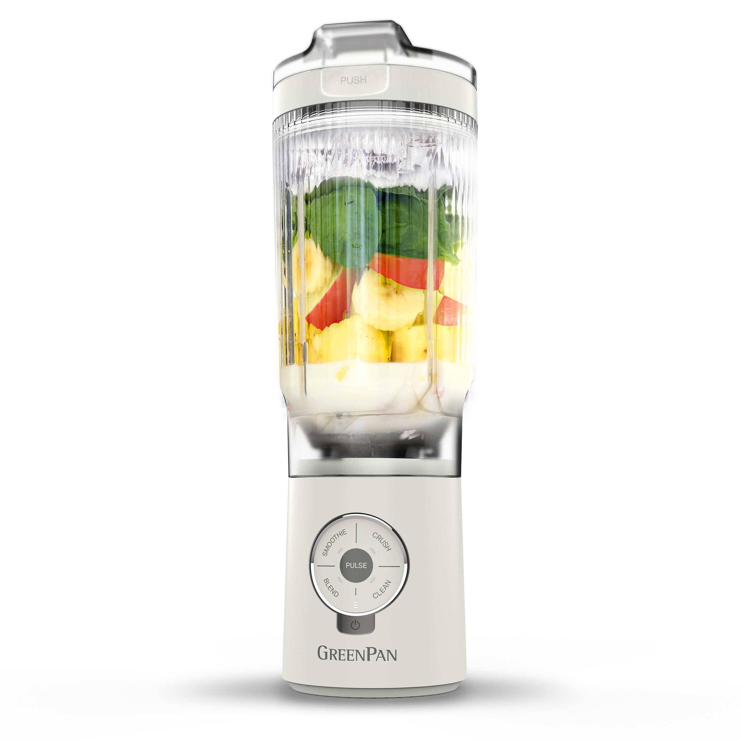 GreenPan Spin & Go Portable Blender – Cream