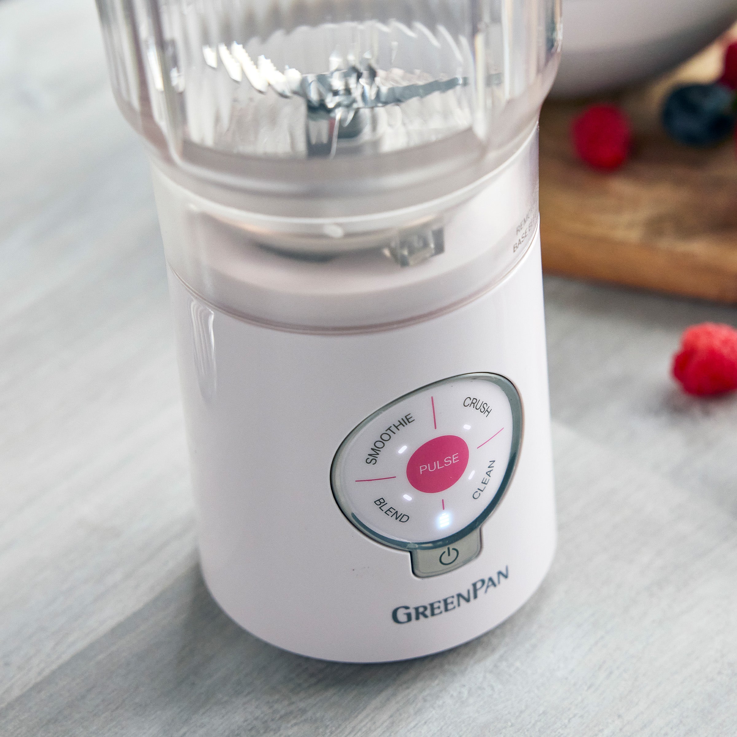 GreenPan Spin & Go Portable Blender | Strawberry