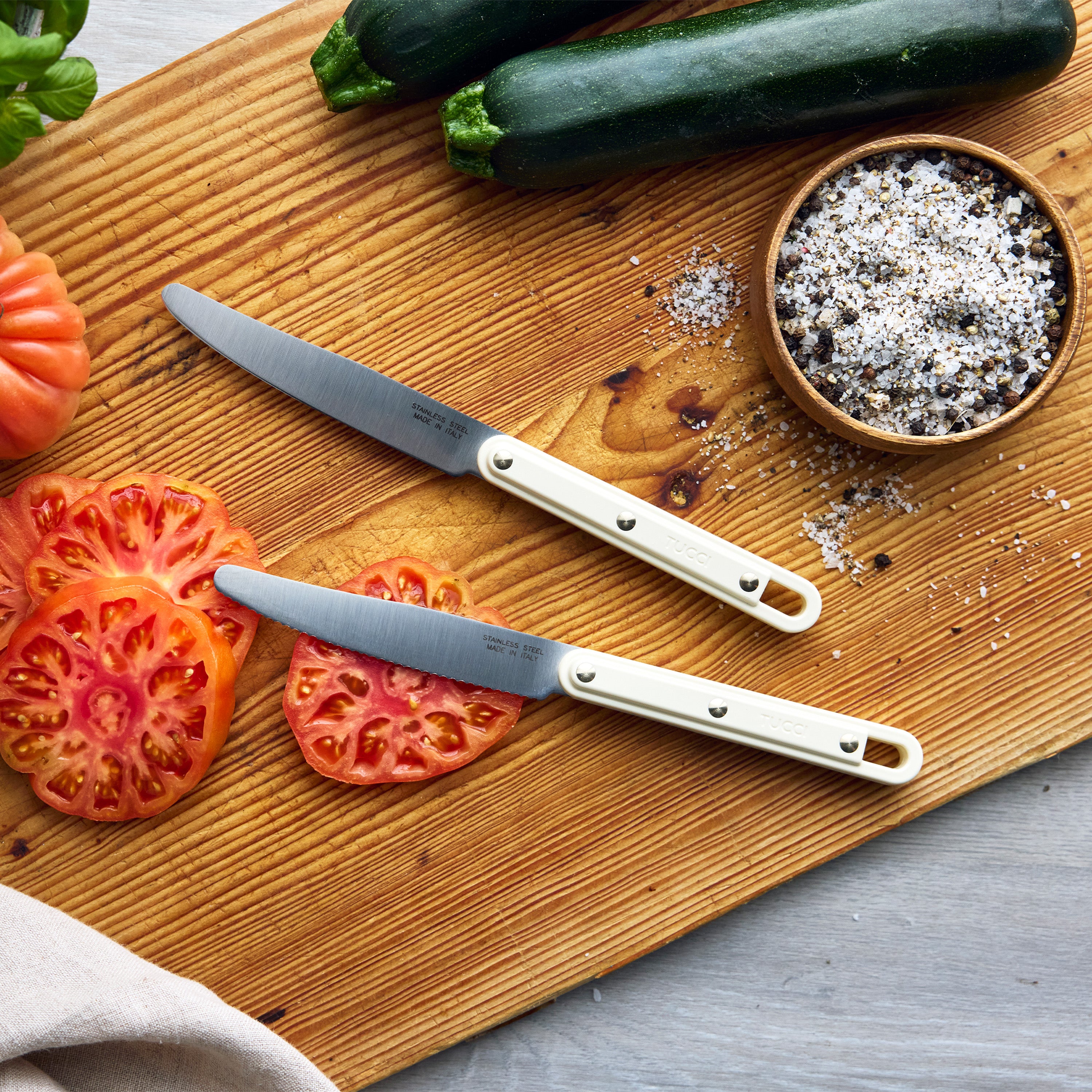 Stanley Tucci™ 2-Piece Prep Knife Set – Carrara White