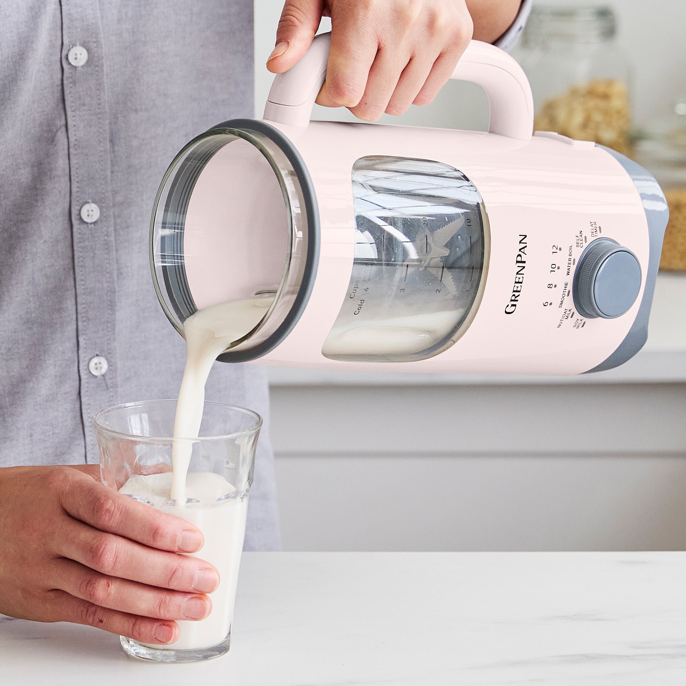 GreenPan Better Blend Milk Maker — Pink