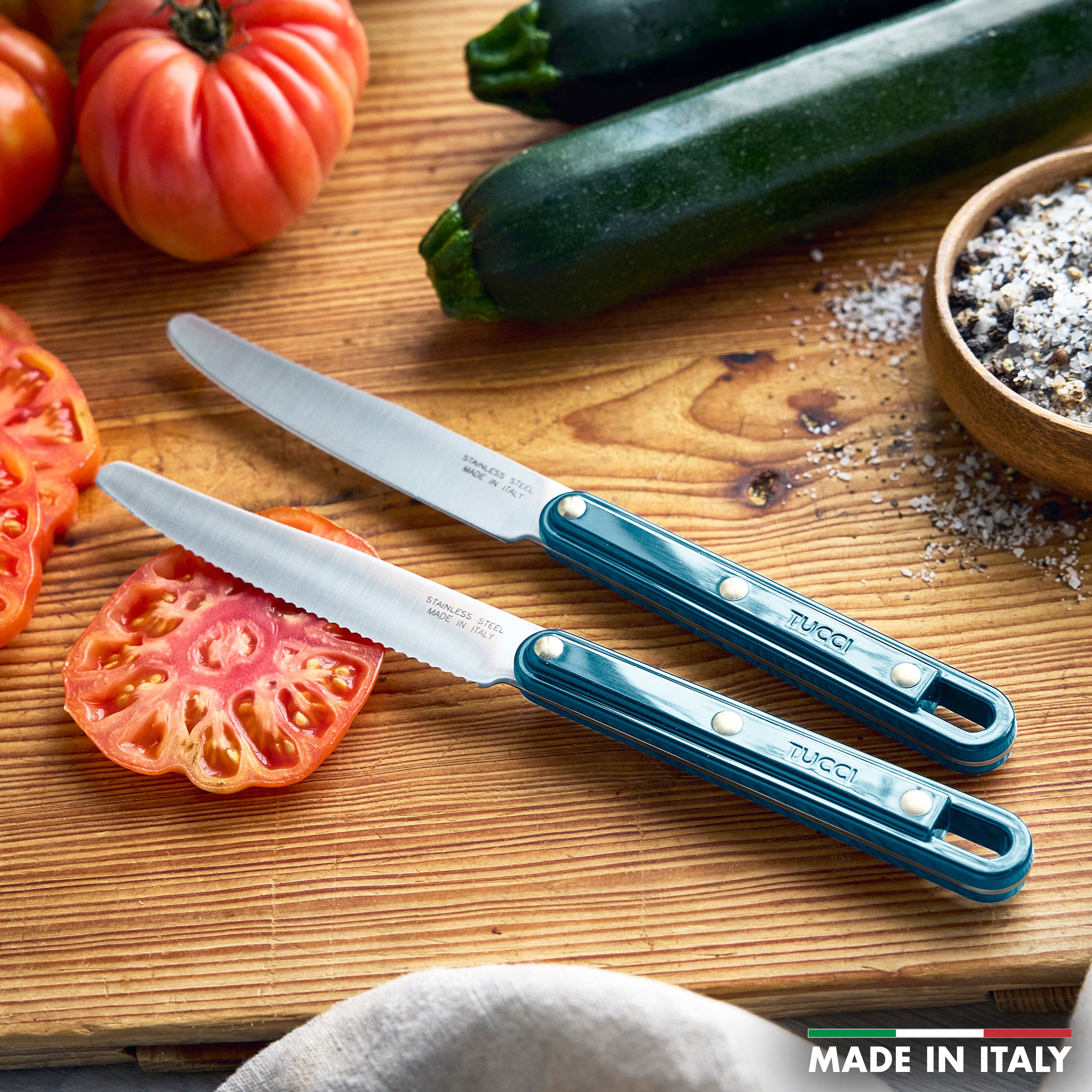 Stanley Tucci™ 2-Piece Prep Knife Set – Venetian Teal
