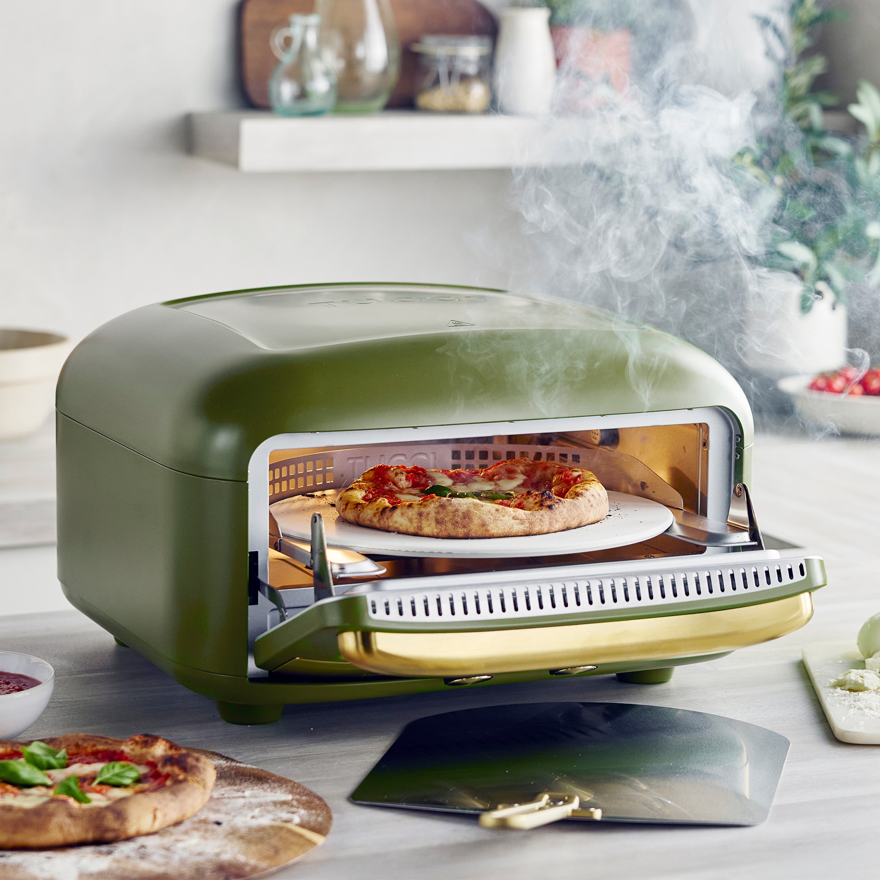 Stanley Tucci™ Indoor and Outdoor Pizza Oven – Tuscan Olive