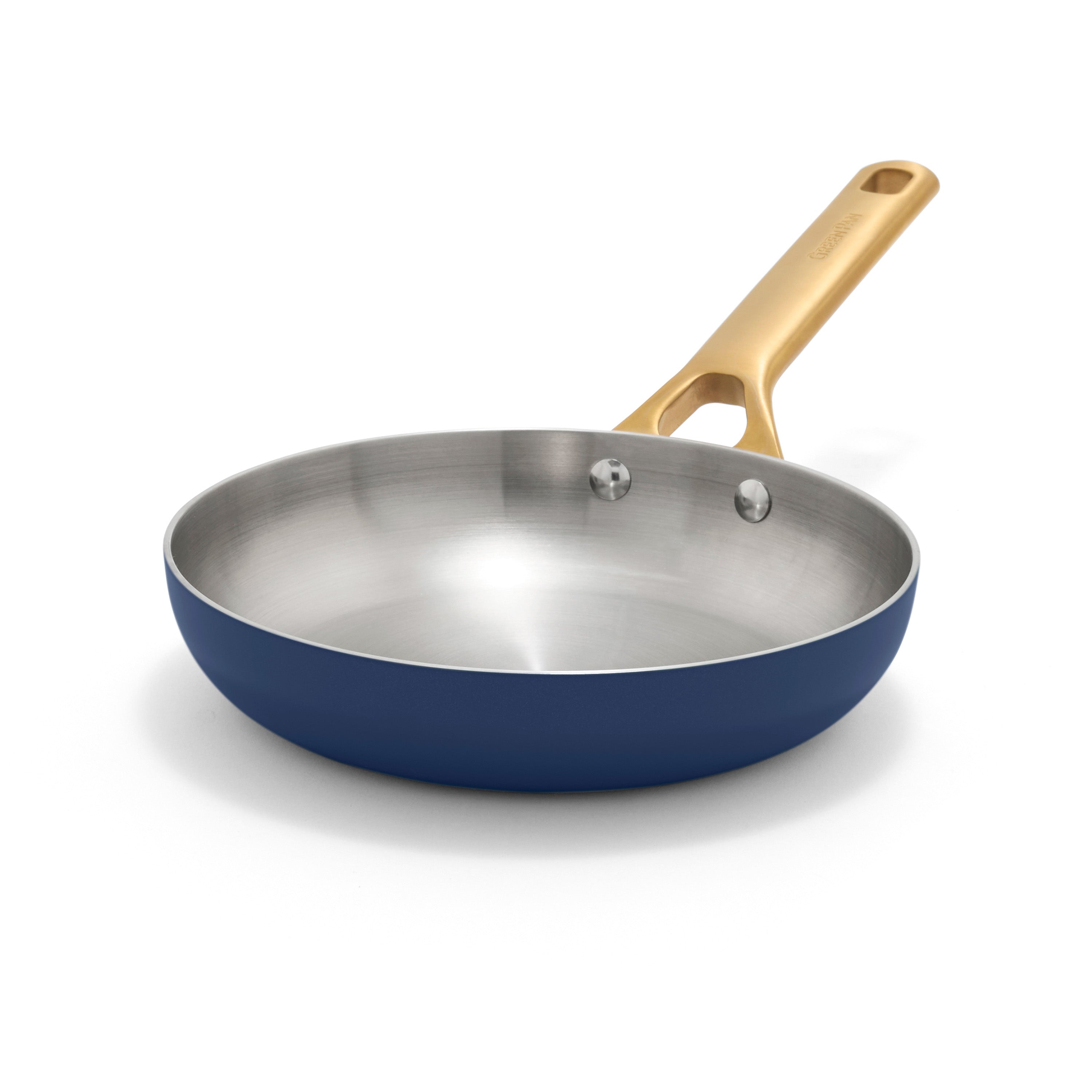 GreenPan Reserve Pro Uncoated Stainless Steel 8" Frypan, Twilight