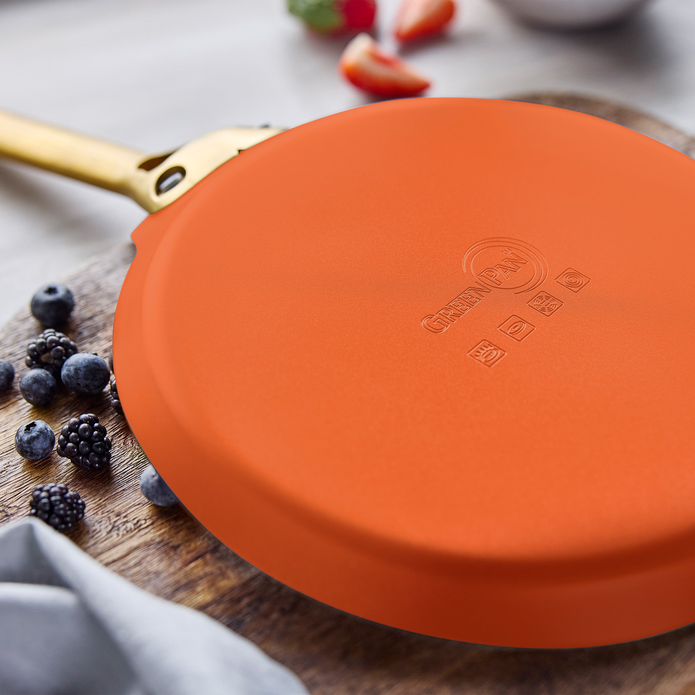GreenPan Reserve Pro Ceramic Nonstick 10" Crepe Pan | Harvest