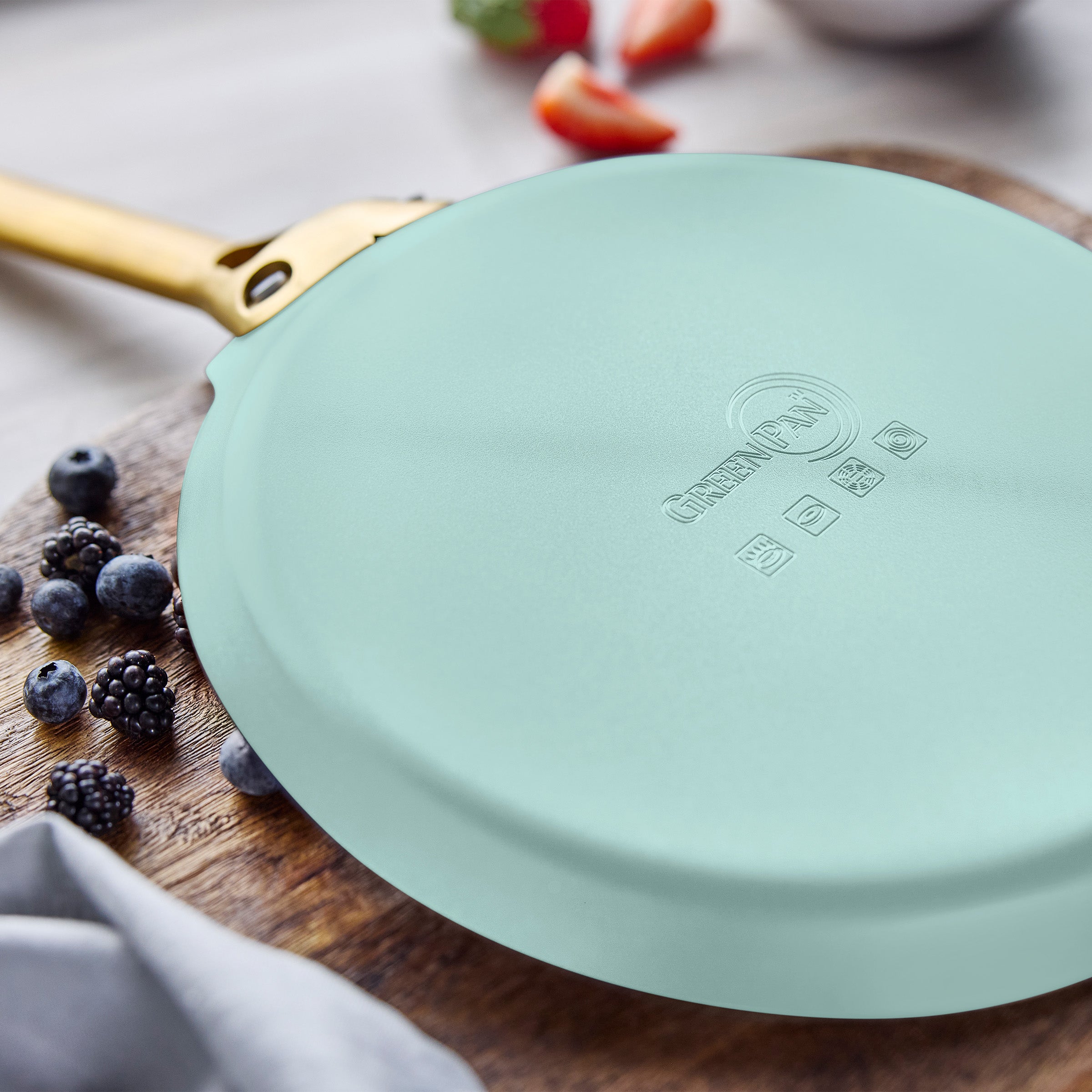 GreenPan Reserve Pro Ceramic Nonstick 10" Crepe Pan — Seaside