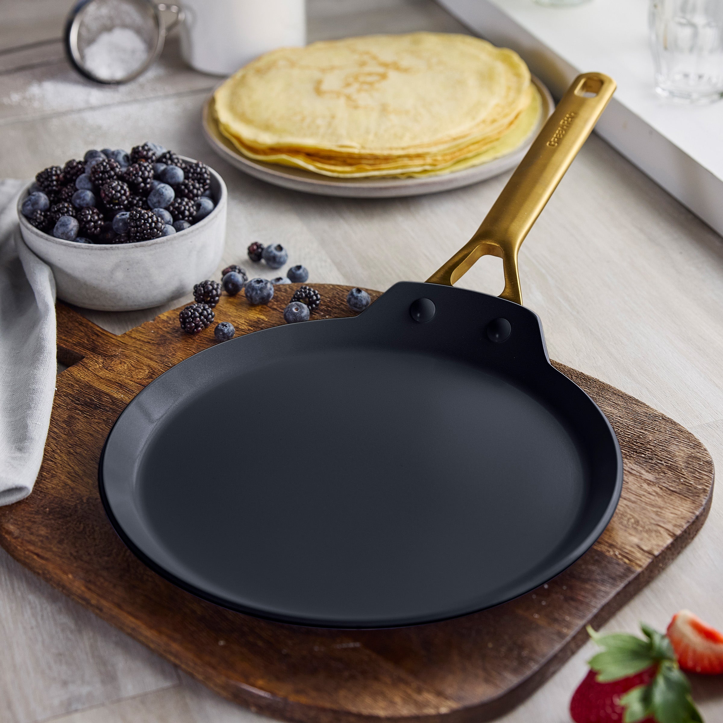 GreenPan Reserve Pro Ceramic Nonstick 11-Piece Cookware Set | Black