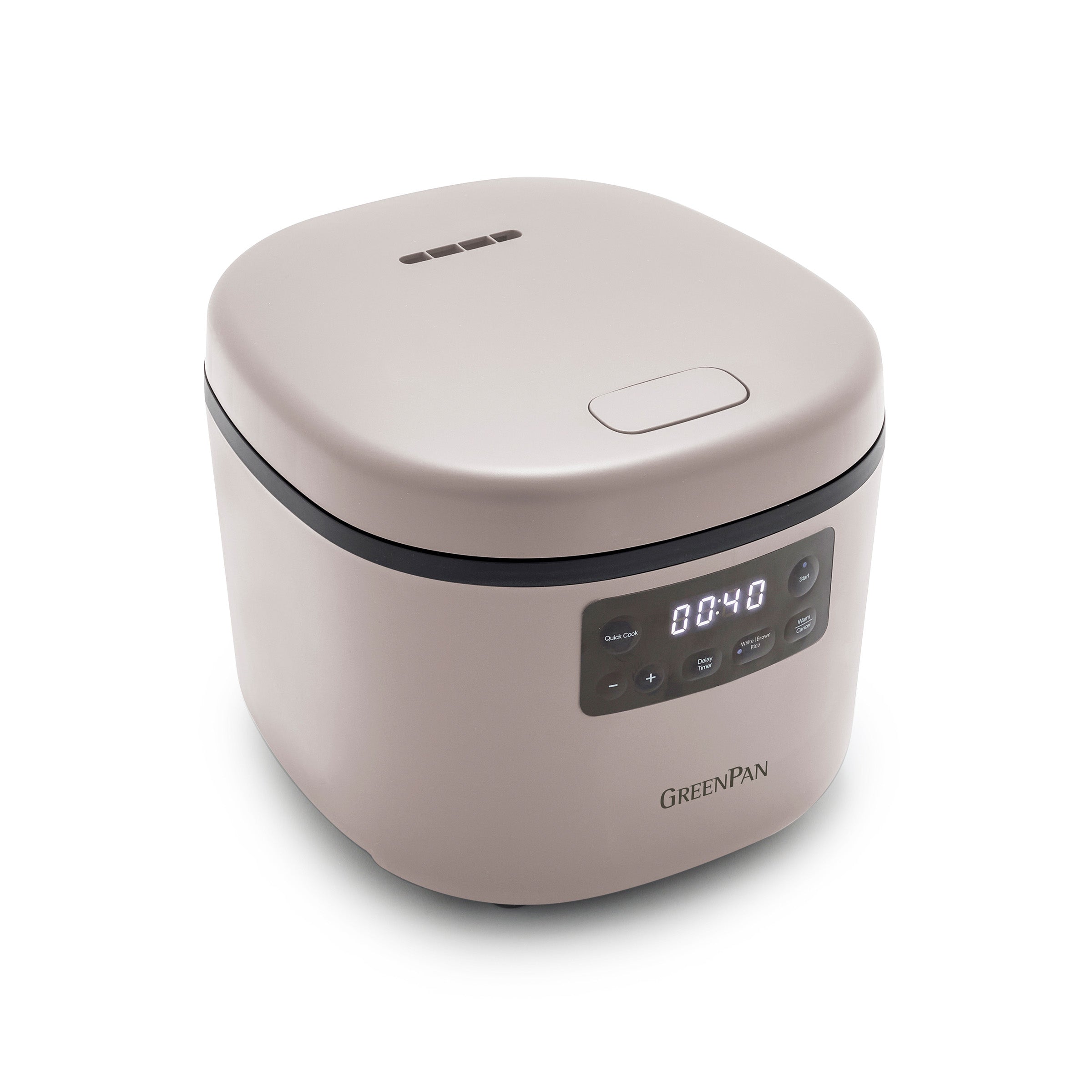 GreenPan Advanced 8-Cup Rice Cooker, Clay